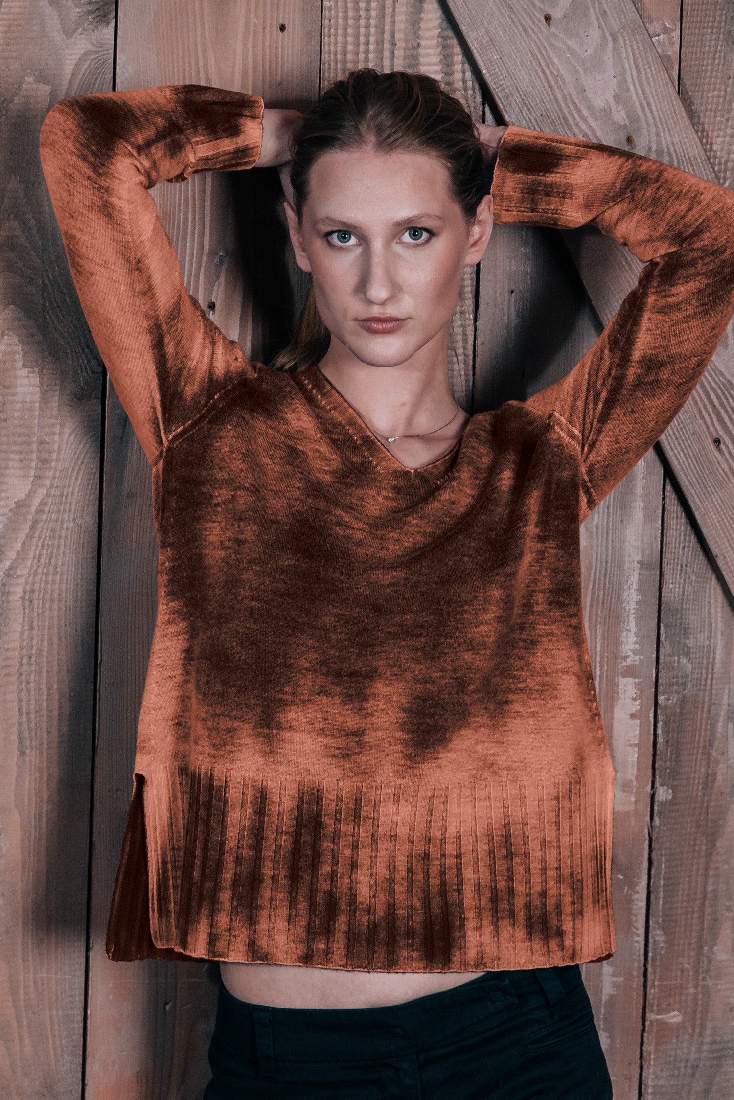 Ballater Rock Art Sweater - Volcanic