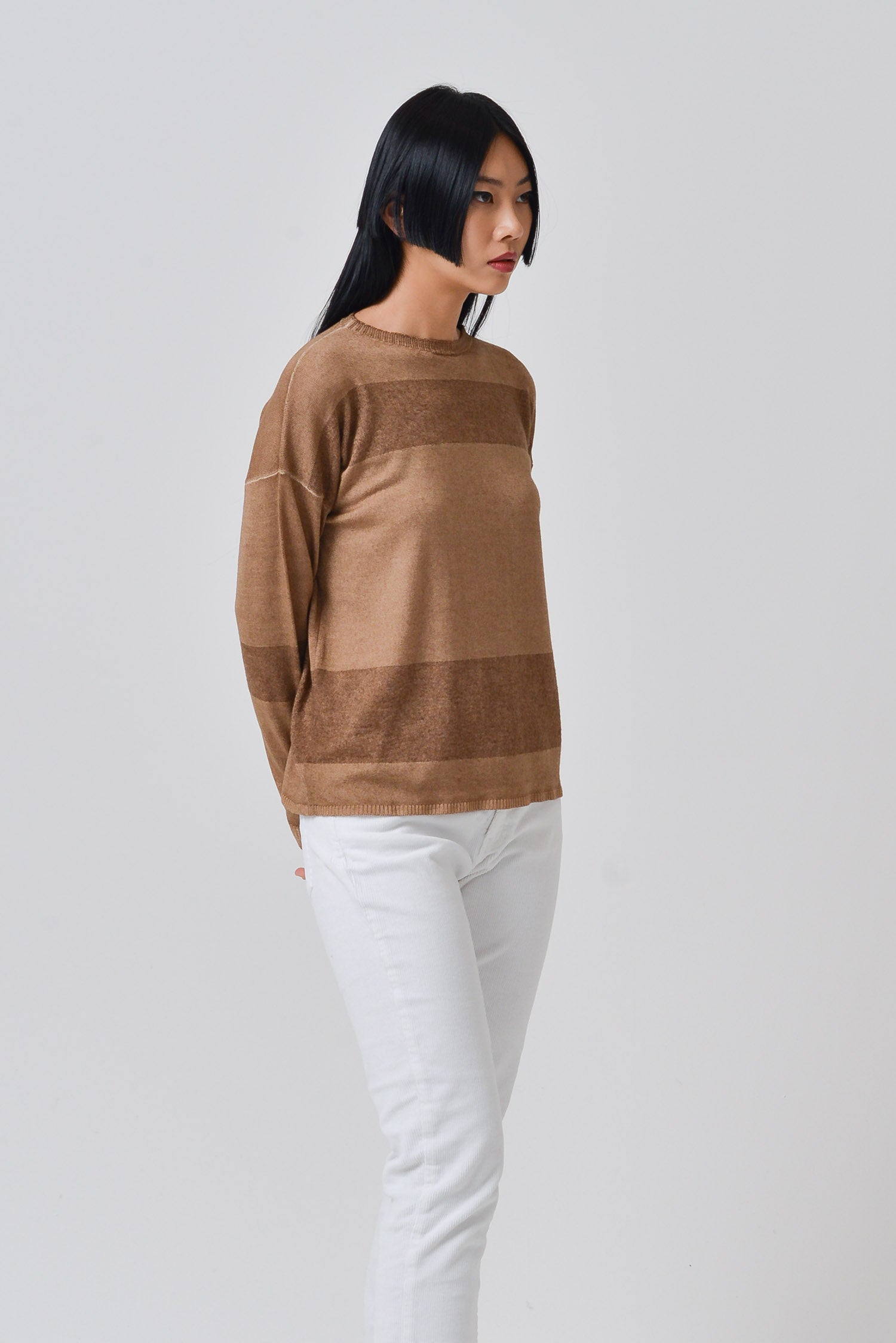 Elsie Women's Knitted Sweater - Wood
