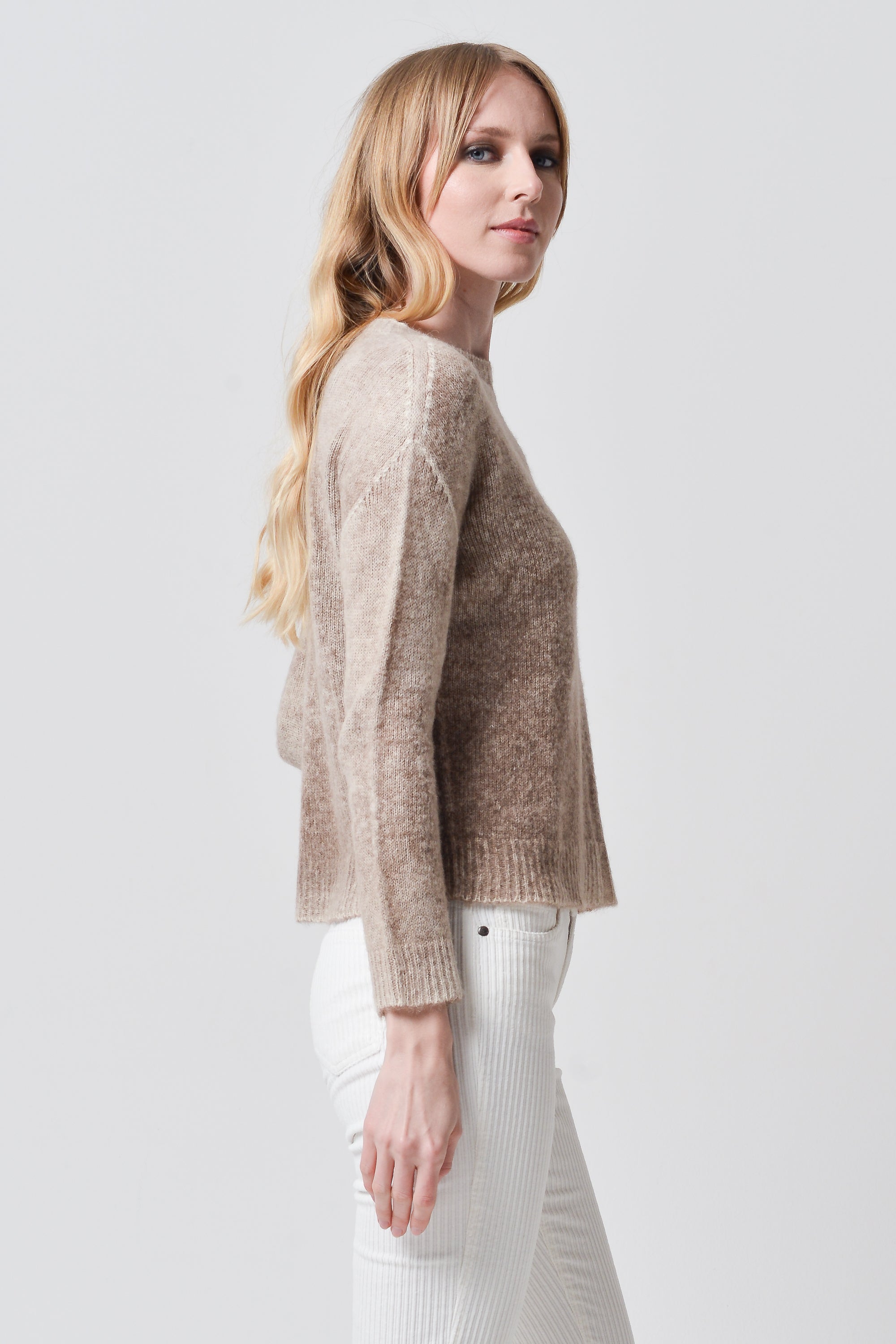 Crook Frost Art Sweater - Walnut