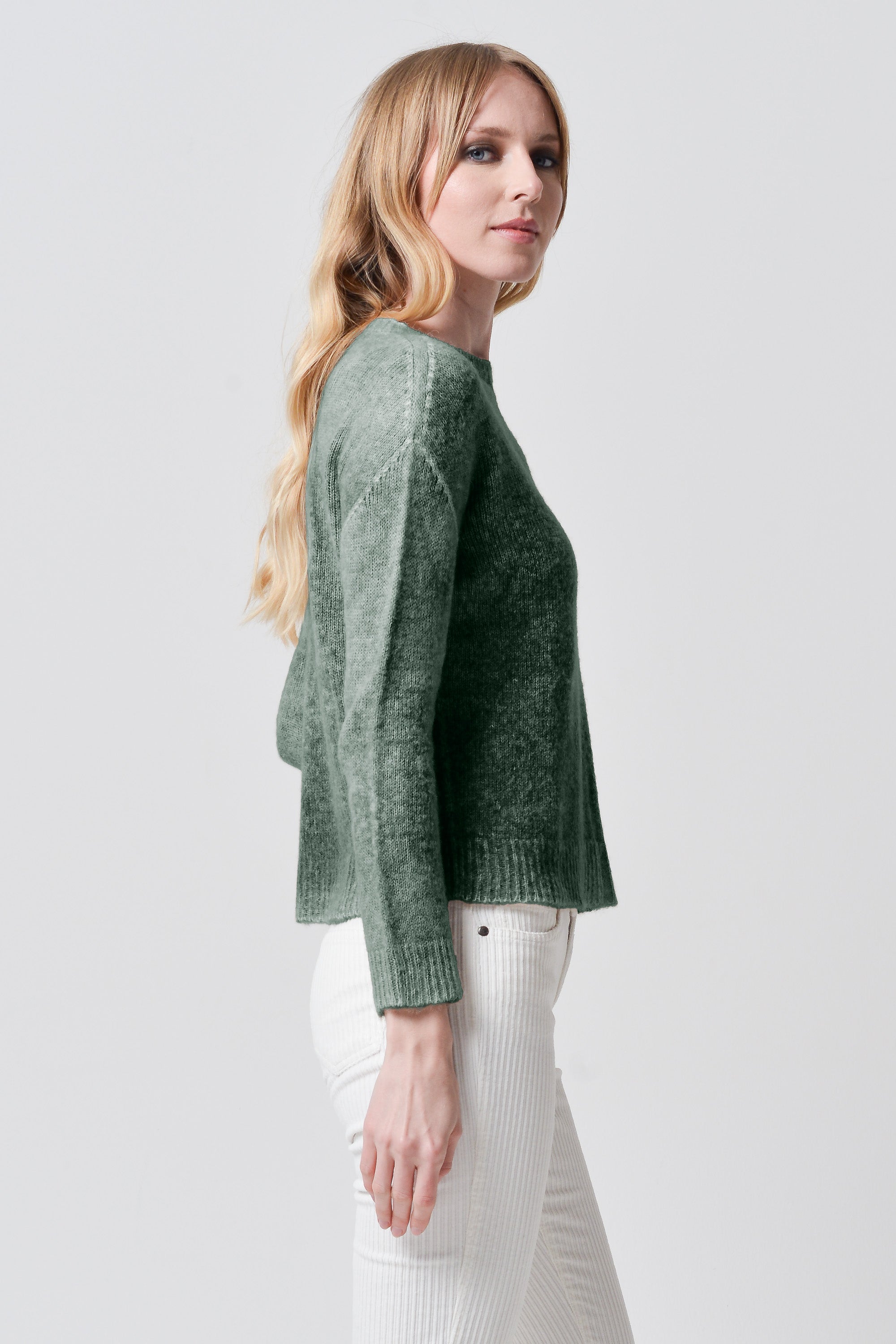 Crook Frost Art Sweater - Hunter