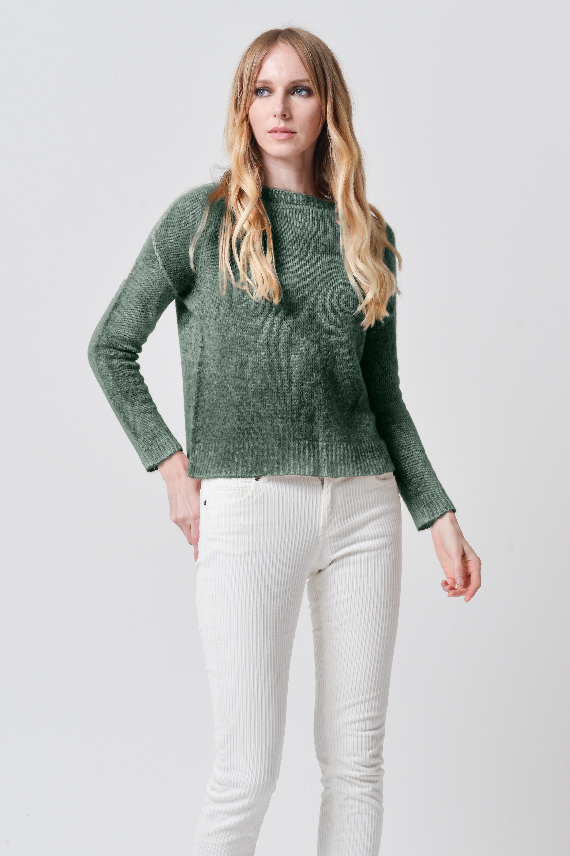 Crook Frost Art Sweater - Hunter