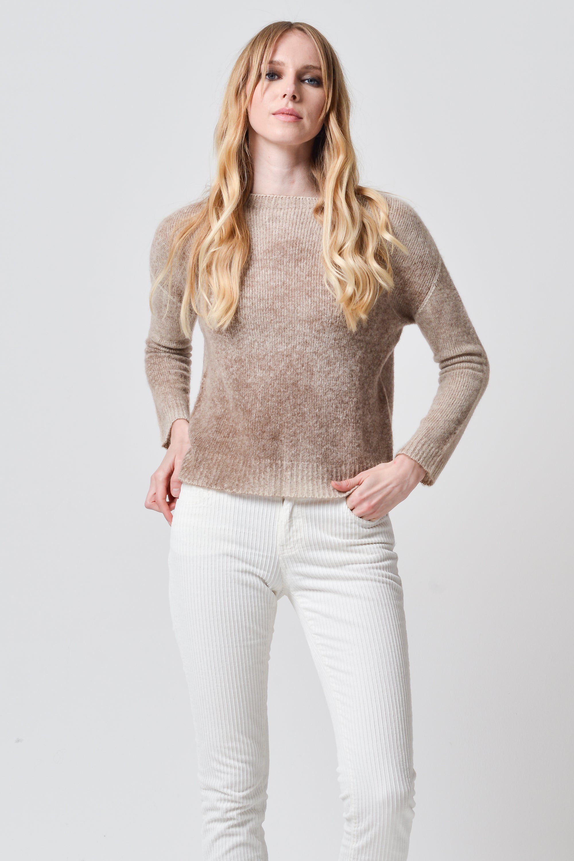 Crook Frost Art Sweater - Walnut