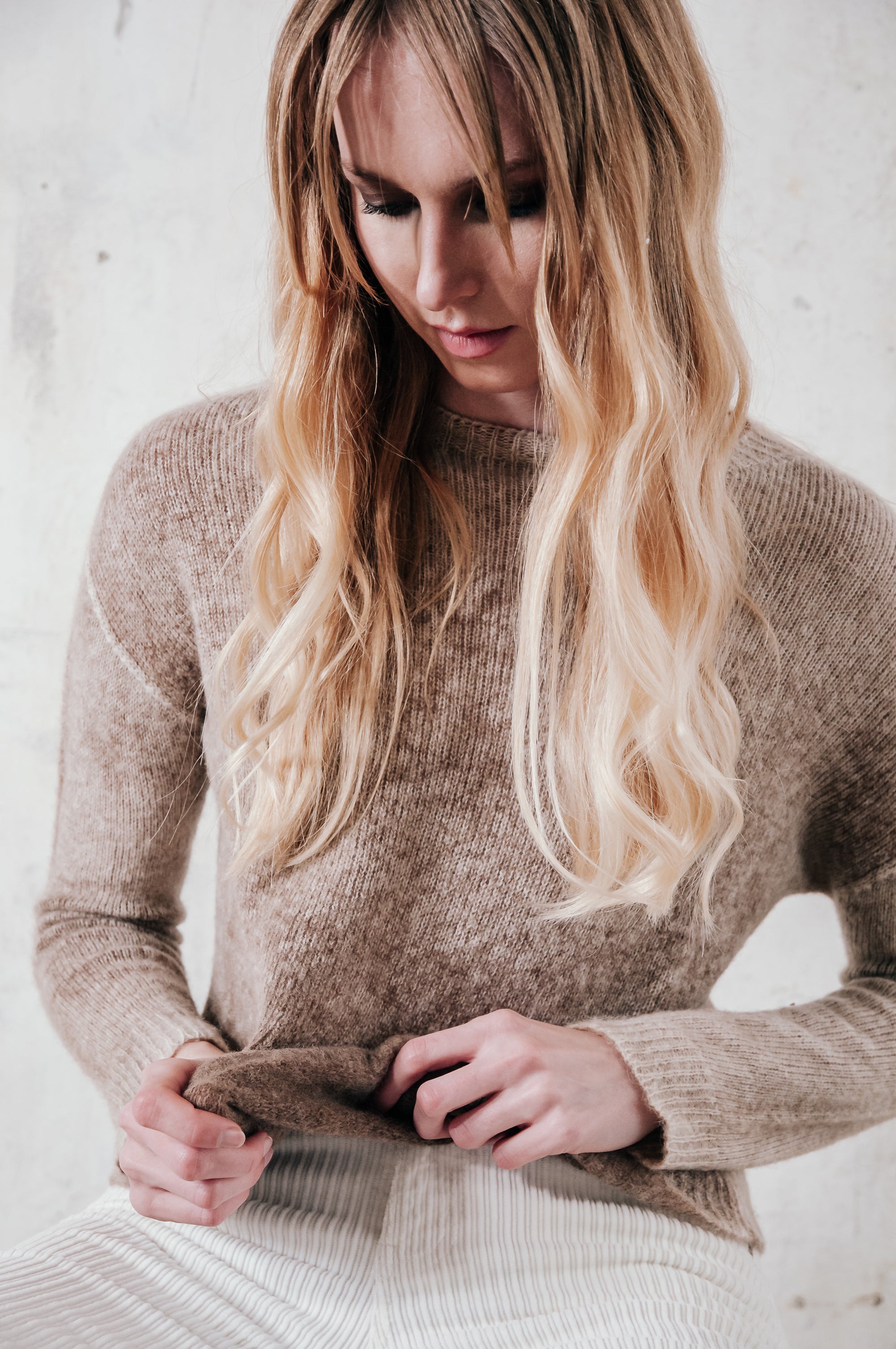 Crook Frost Art Sweater - Walnut