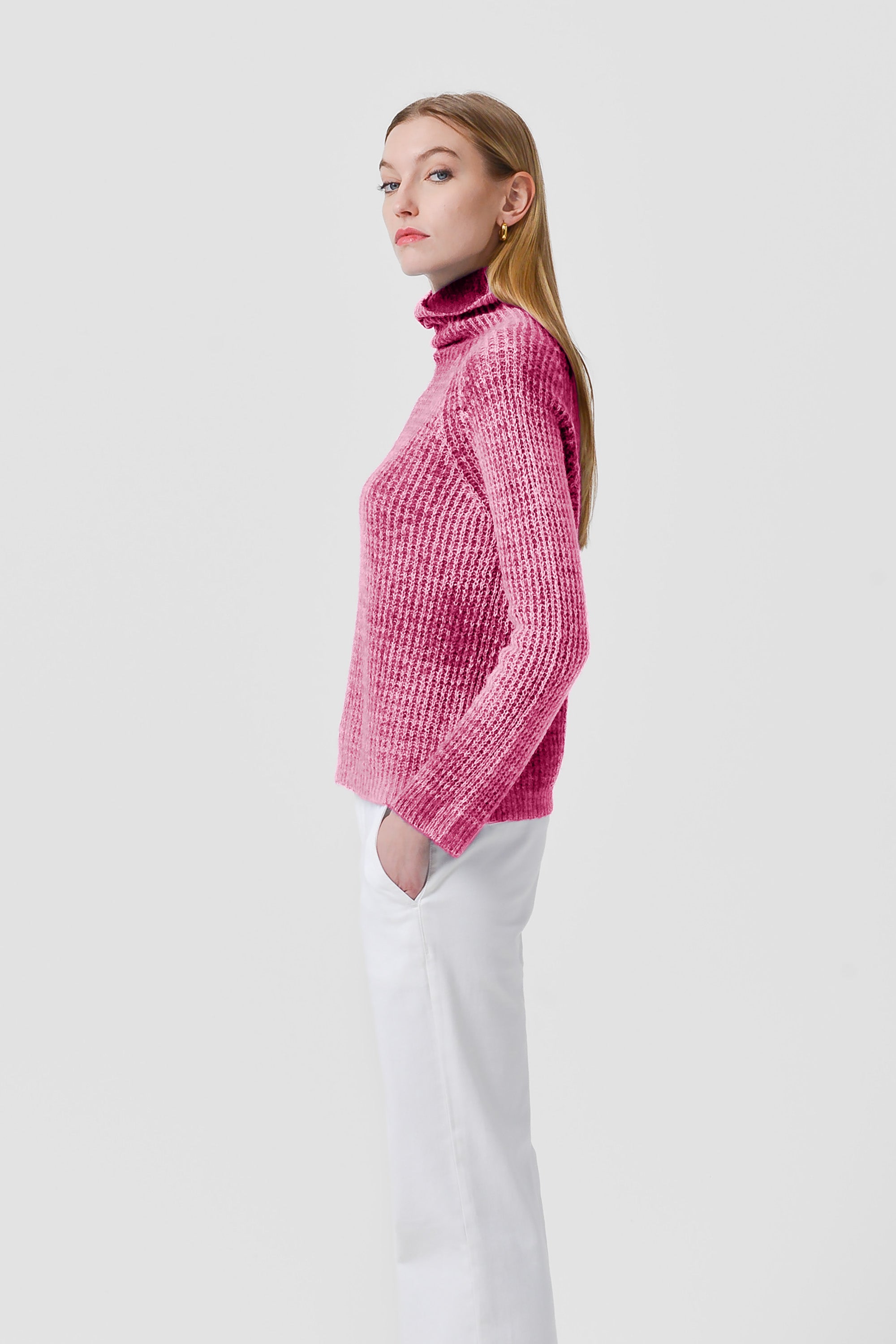 Callan Frost Art Sweater - Fuxia