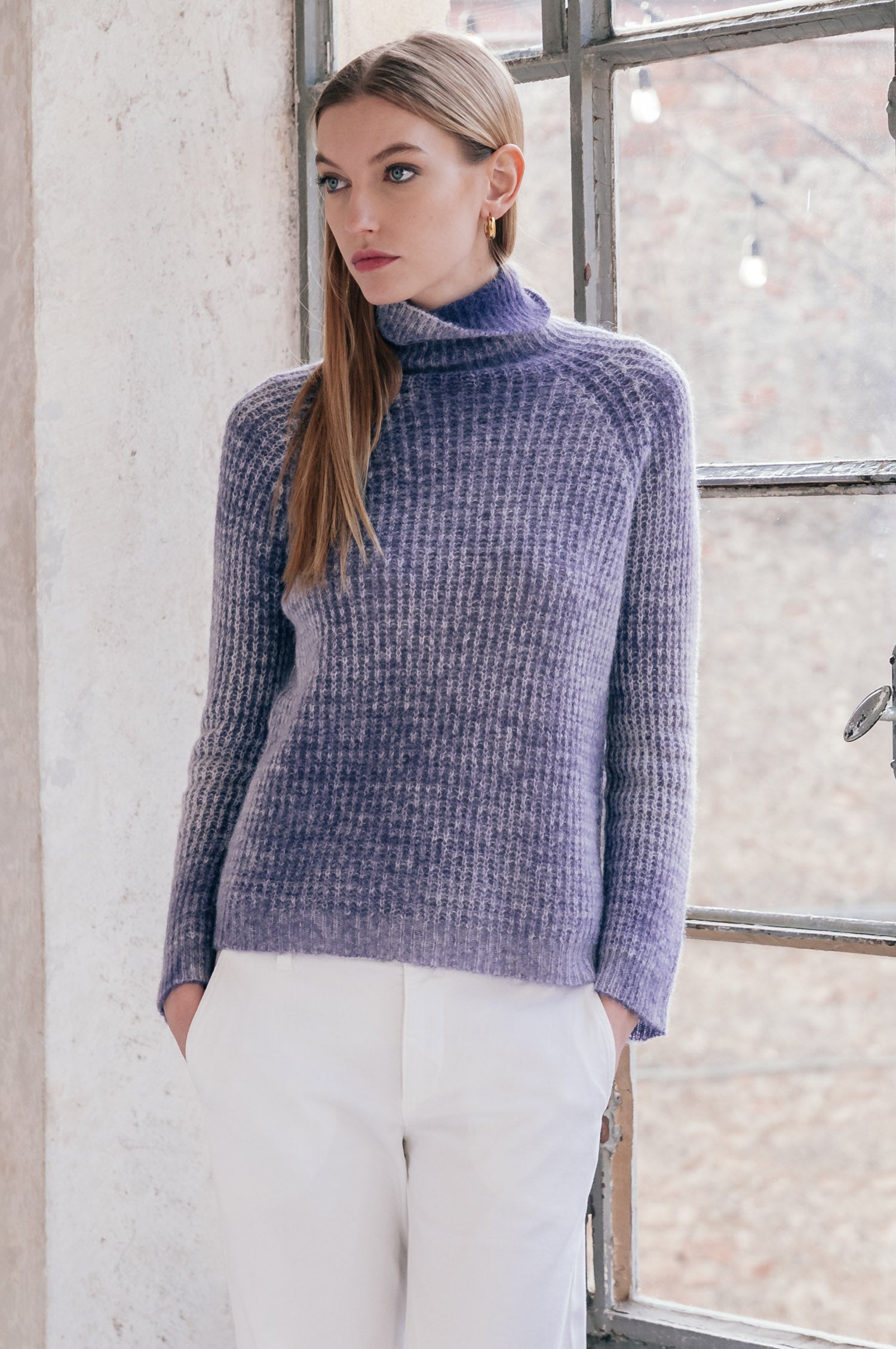 Callan Frost Art Sweater - Viola