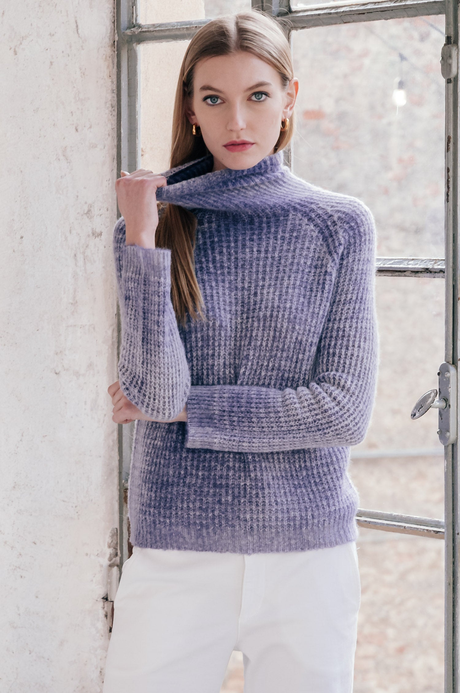 Callan Frost Art Sweater - Viola