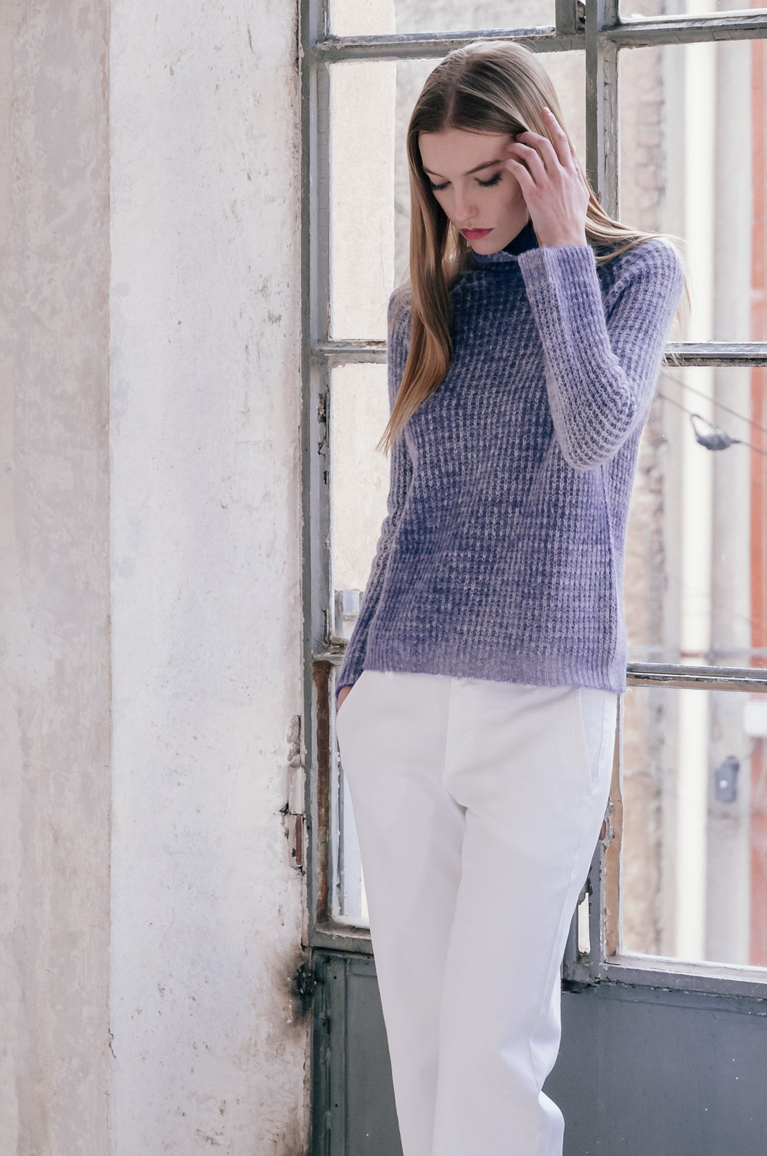 Callan Frost Art Sweater - Viola