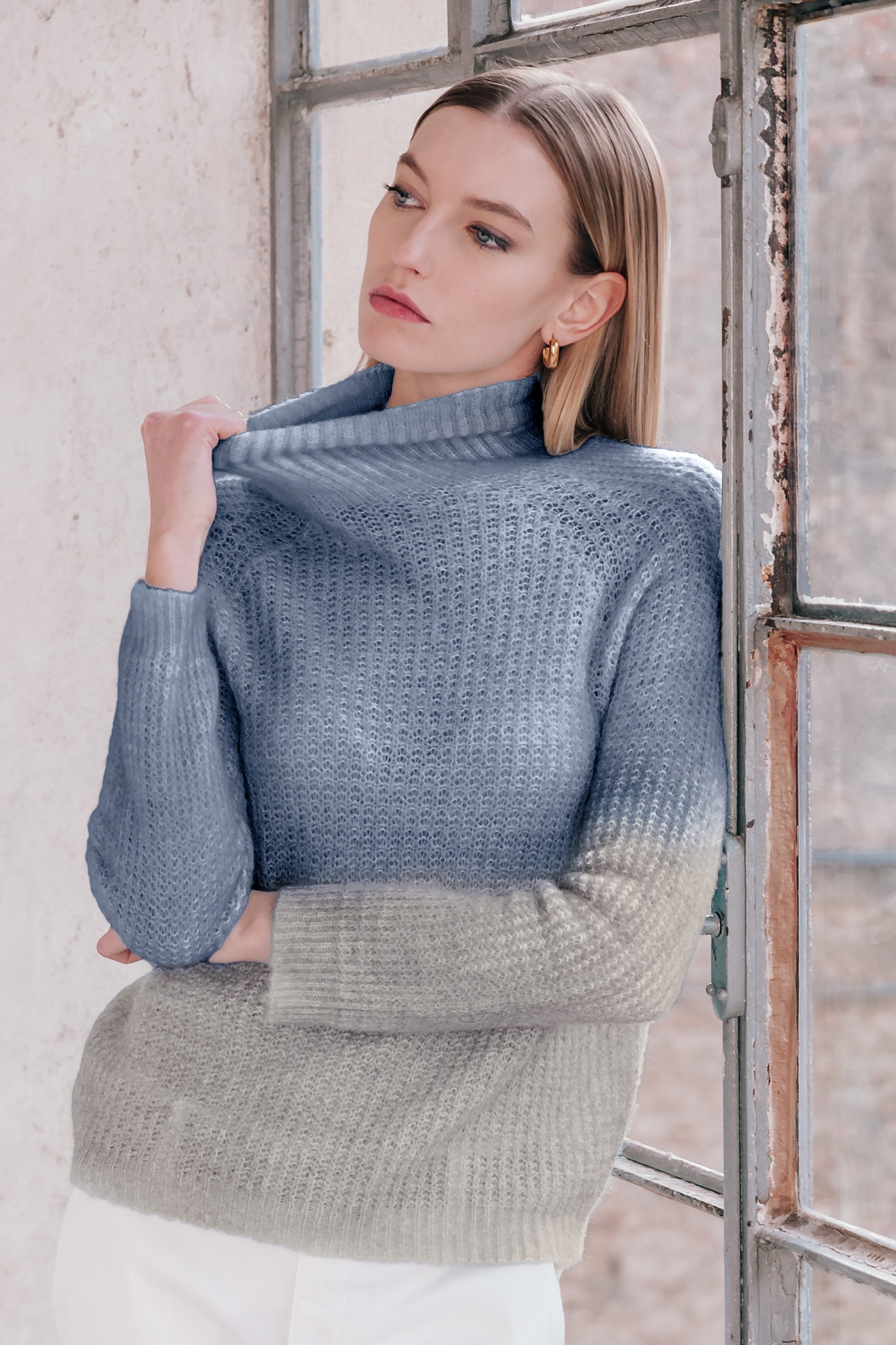 Callan X-Spray Sweater - Midnight