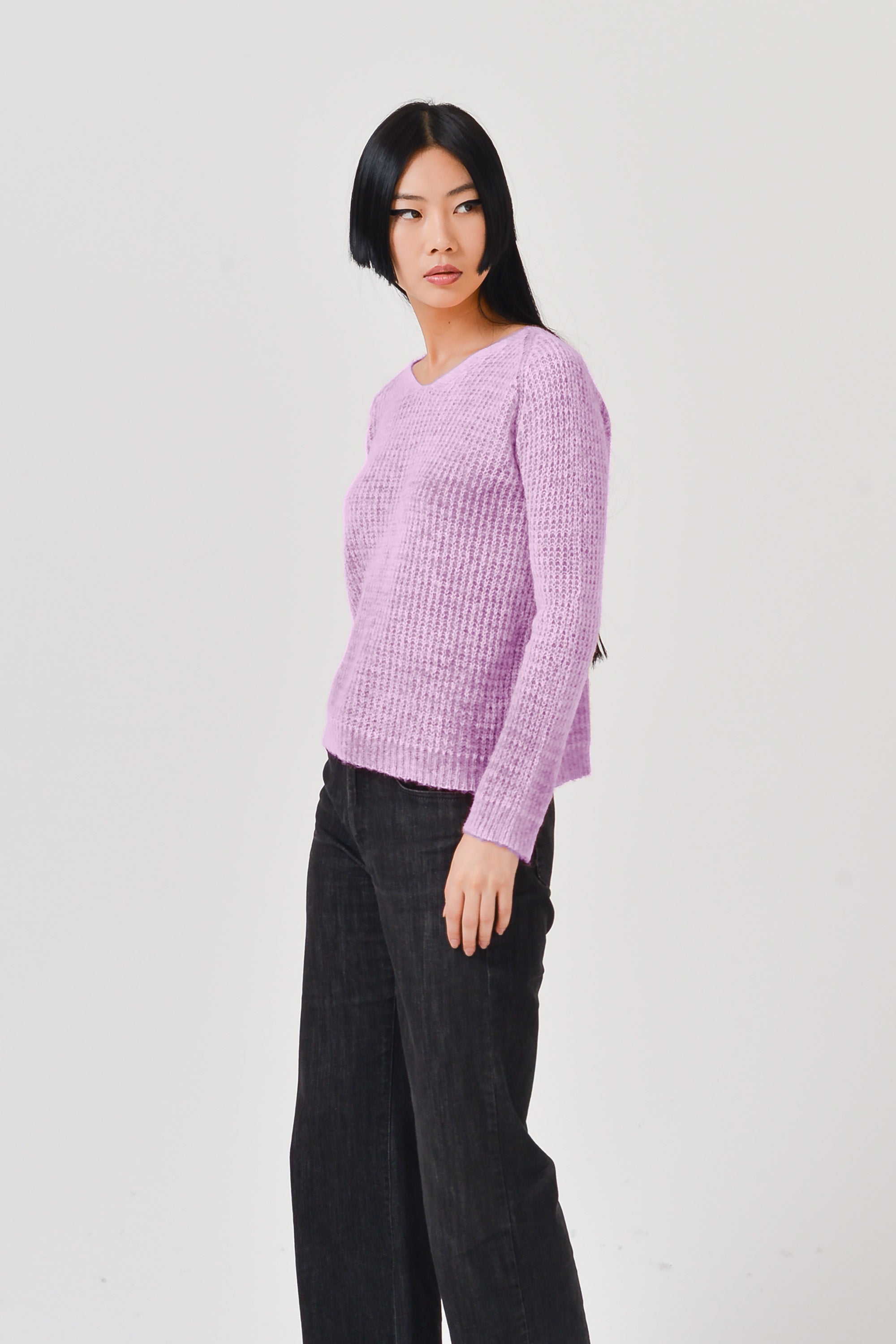 Cashel Frost Art Sweater - Ciclamino