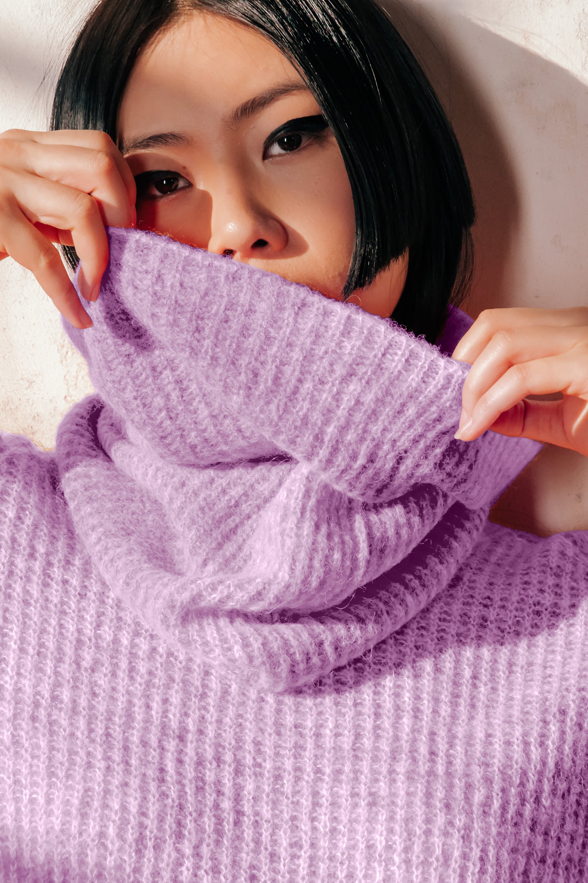 Cashel Frost Art Sweater - Ciclamino