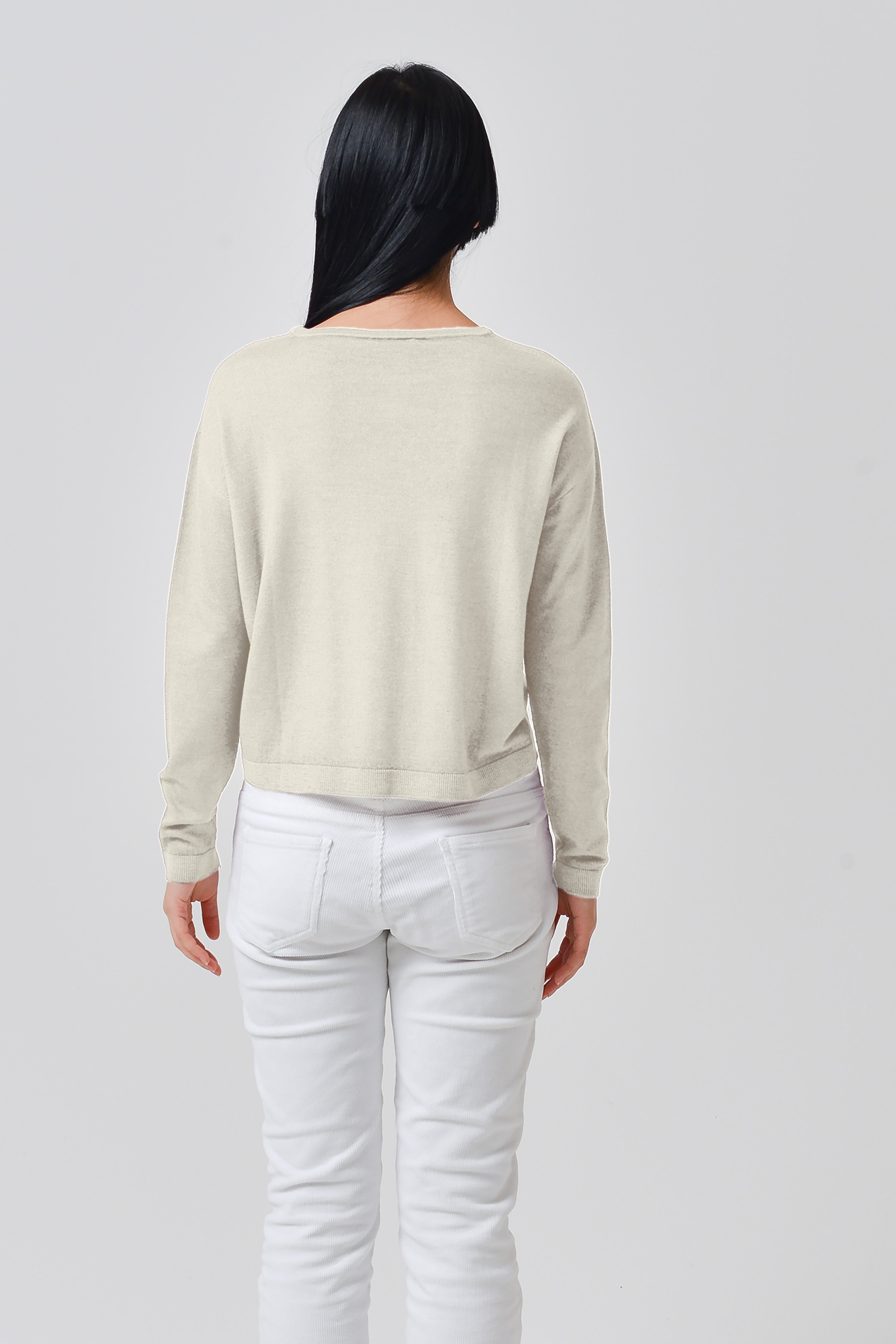Kathy Crewneck Sweater - Foam