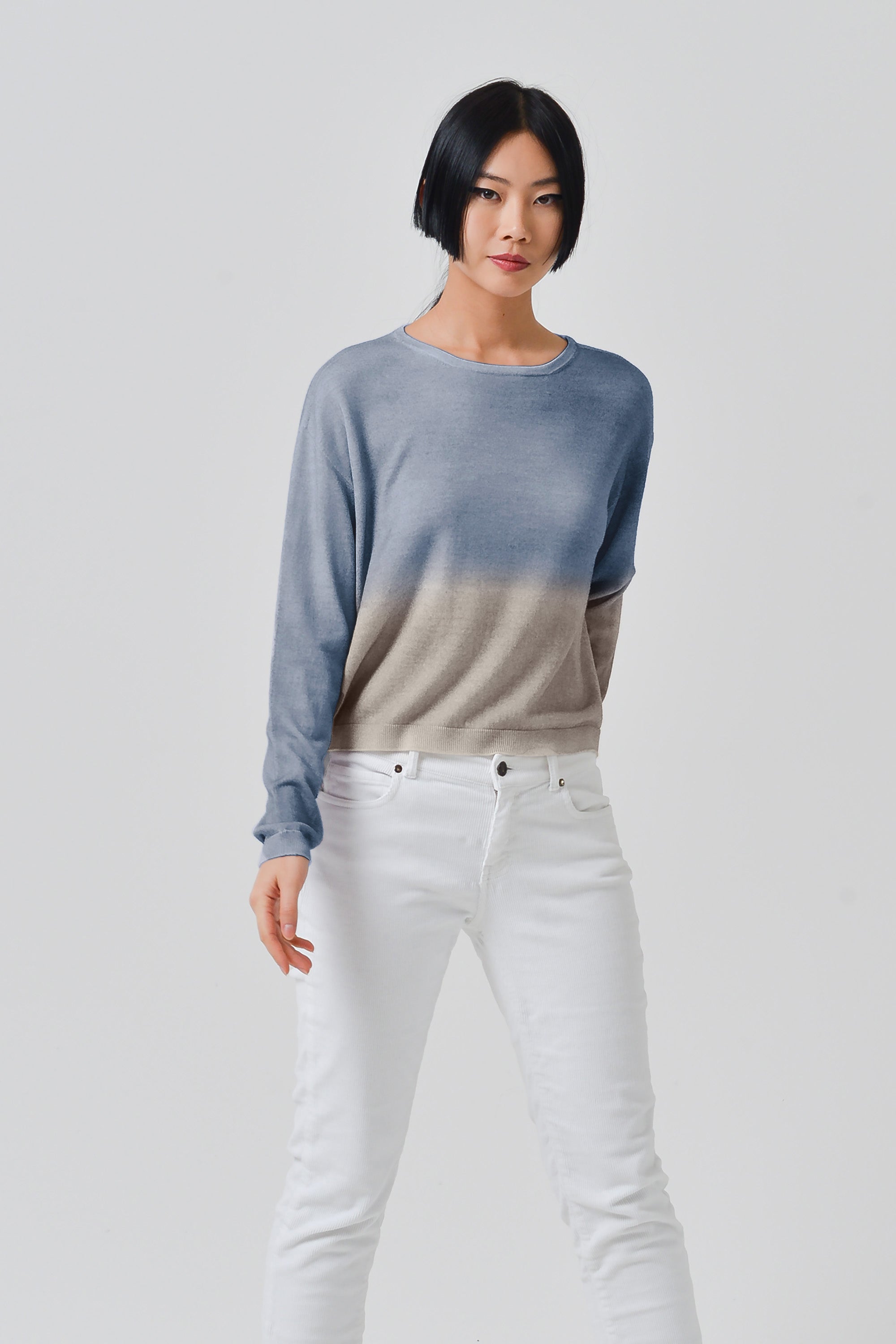 Kathy X-Spray Art Sweater - Midnight