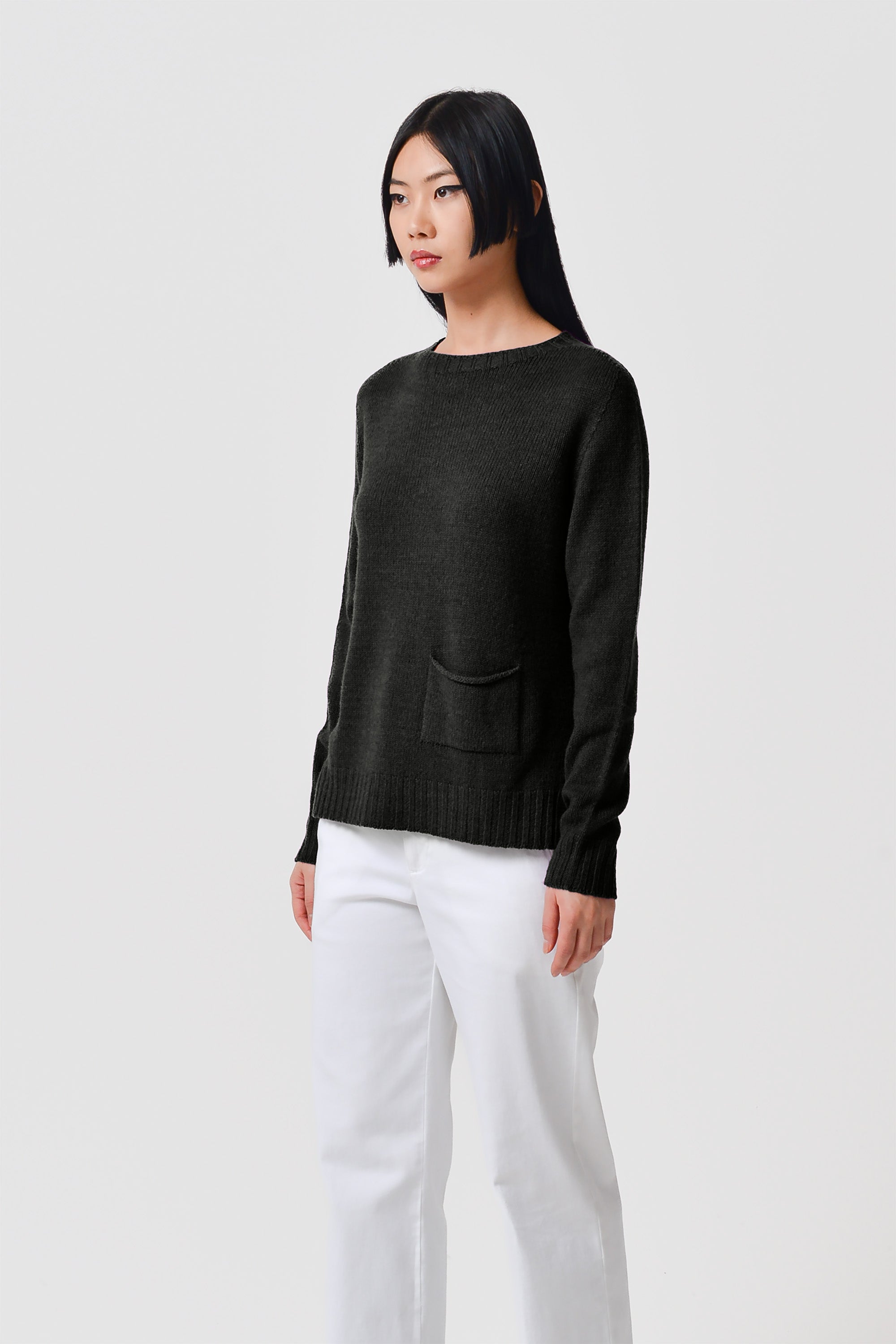 Milton Crewneck Sweater - Cave