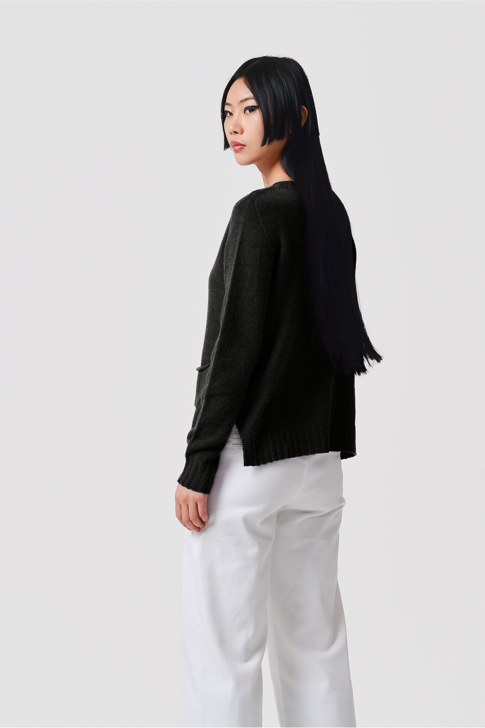 Milton Crewneck Sweater - Cave