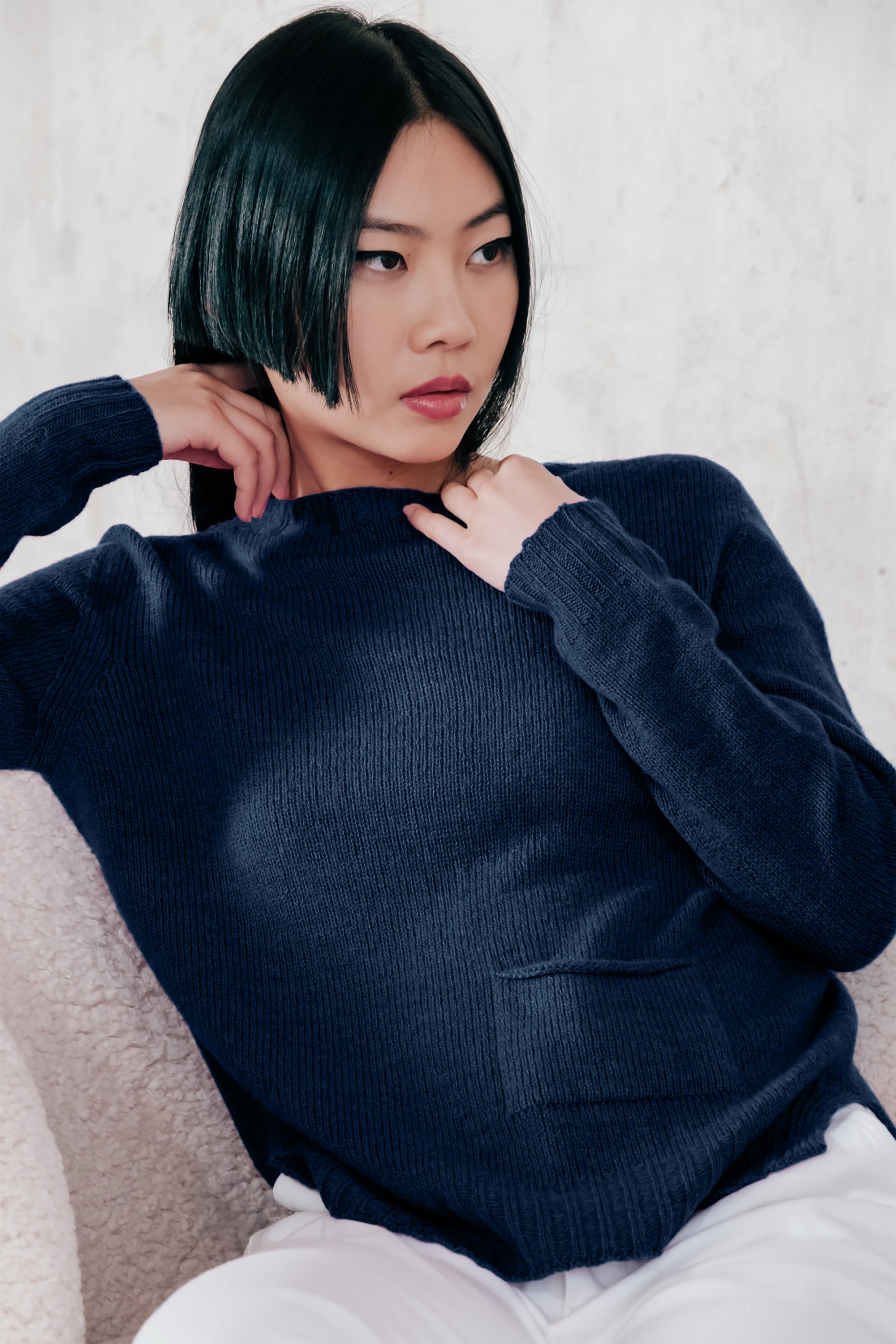 Milton Crewneck Sweater - Ultramarine