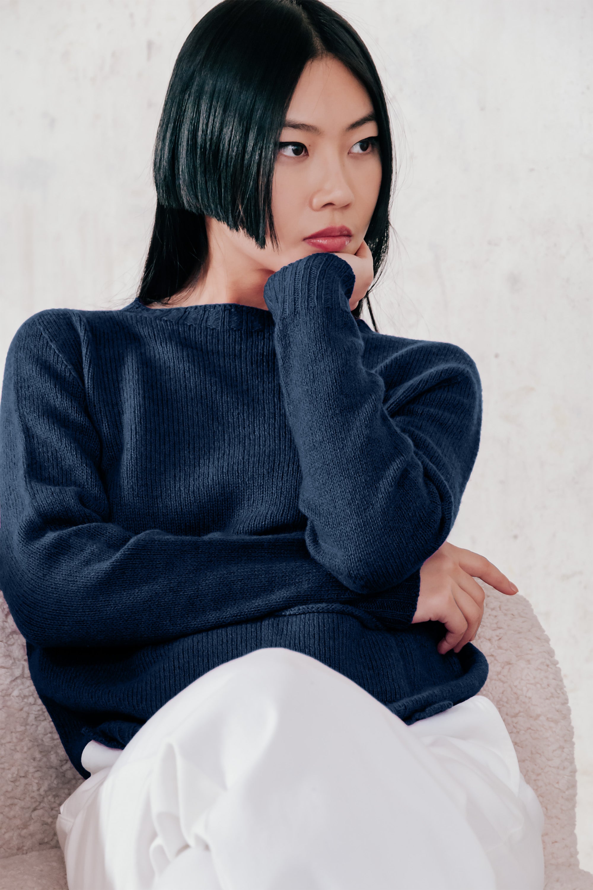 Milton Crewneck Sweater - Ultramarine