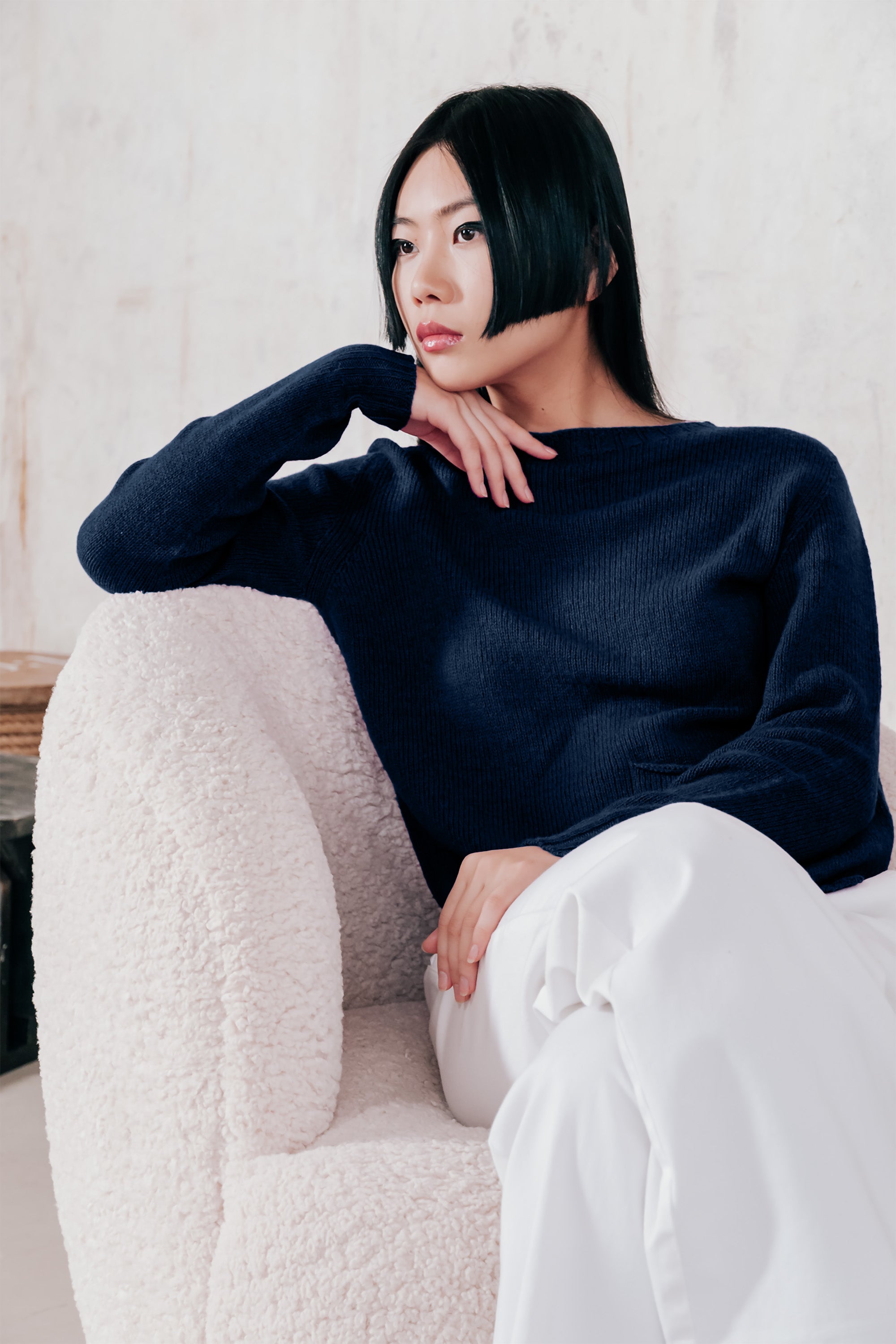 Milton Crewneck Sweater - Ultramarine