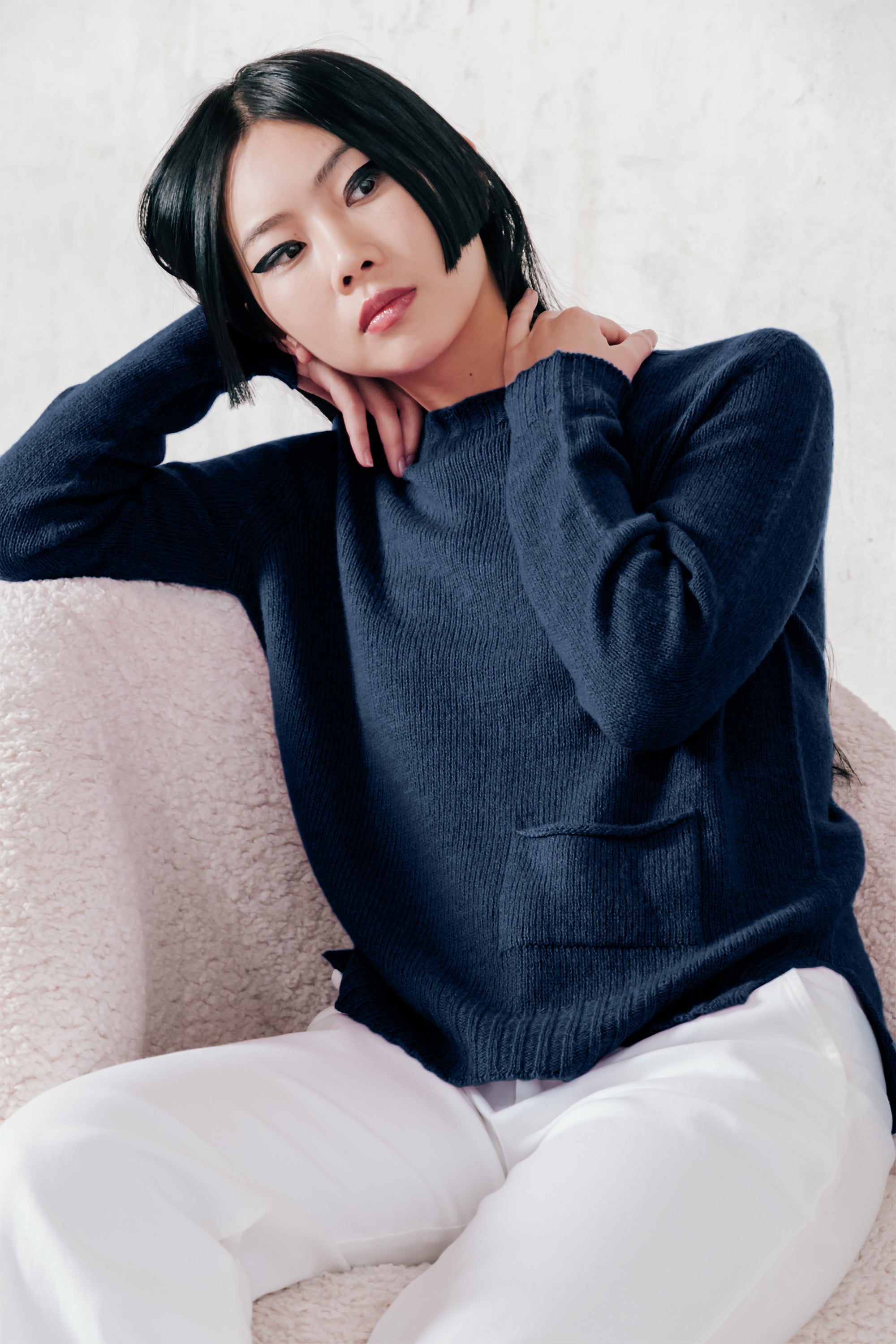 Milton Crewneck Sweater - Ultramarine