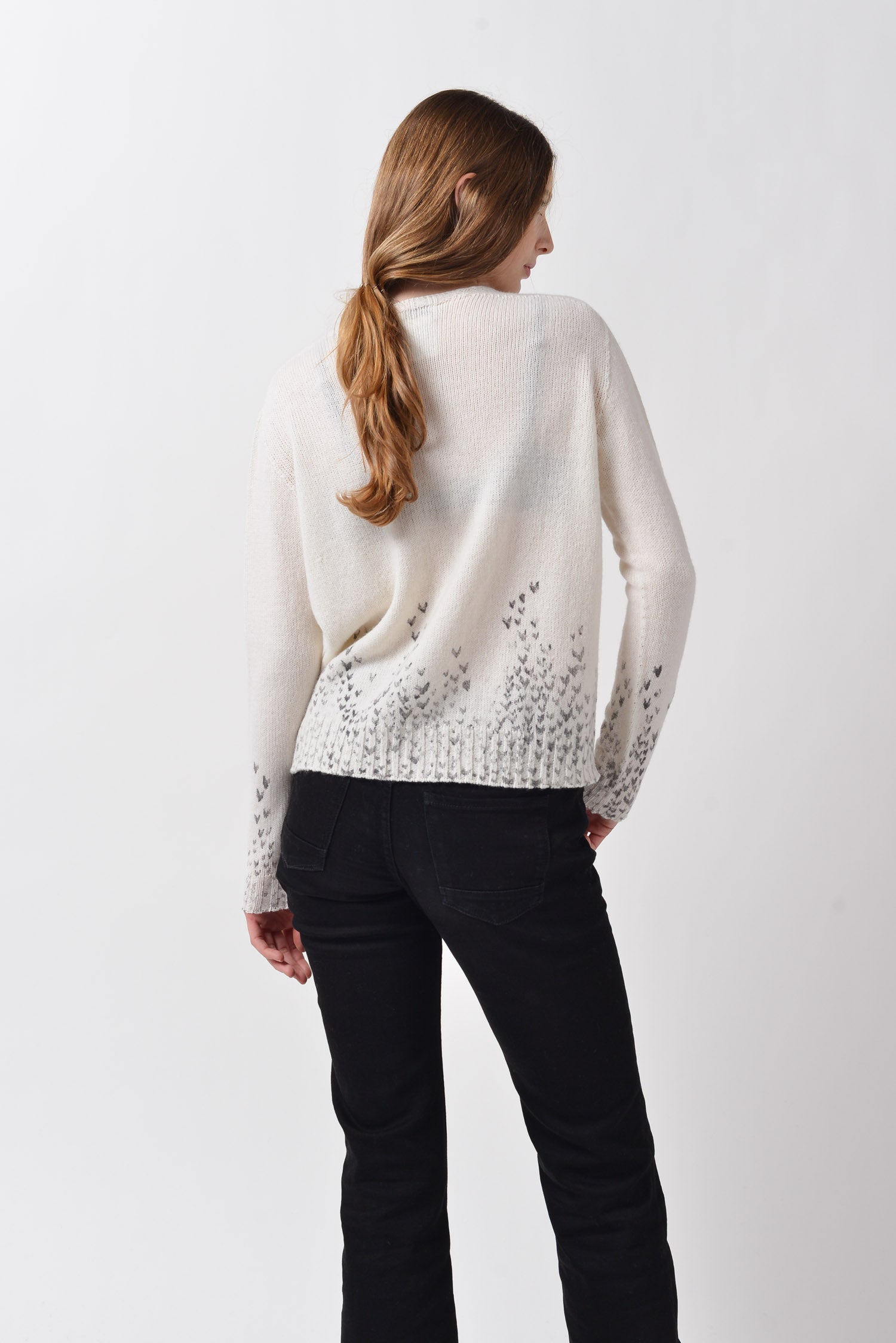 Elgin Yoke Art Cardigan - Foam