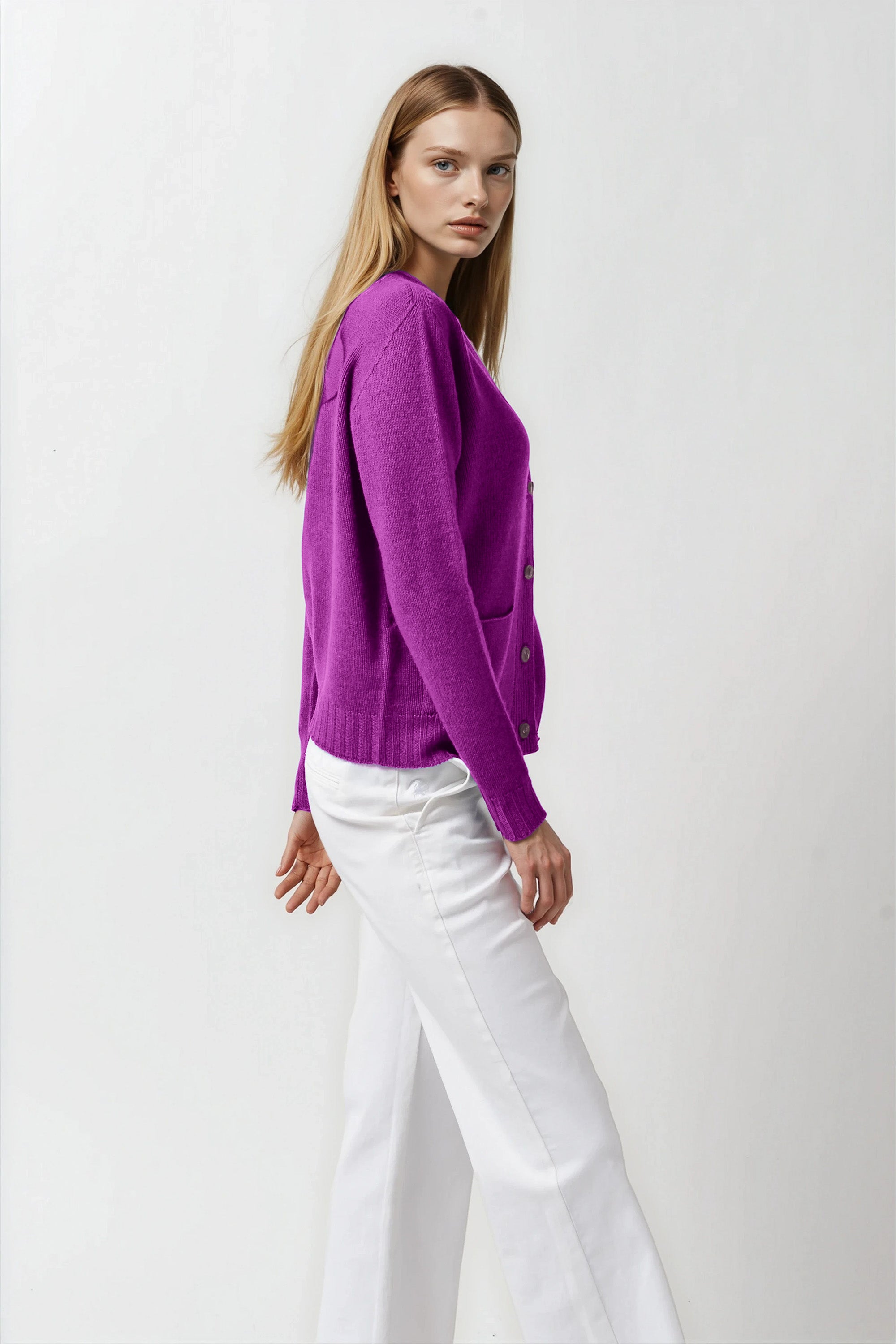 Elgin Cardigan - Sangria