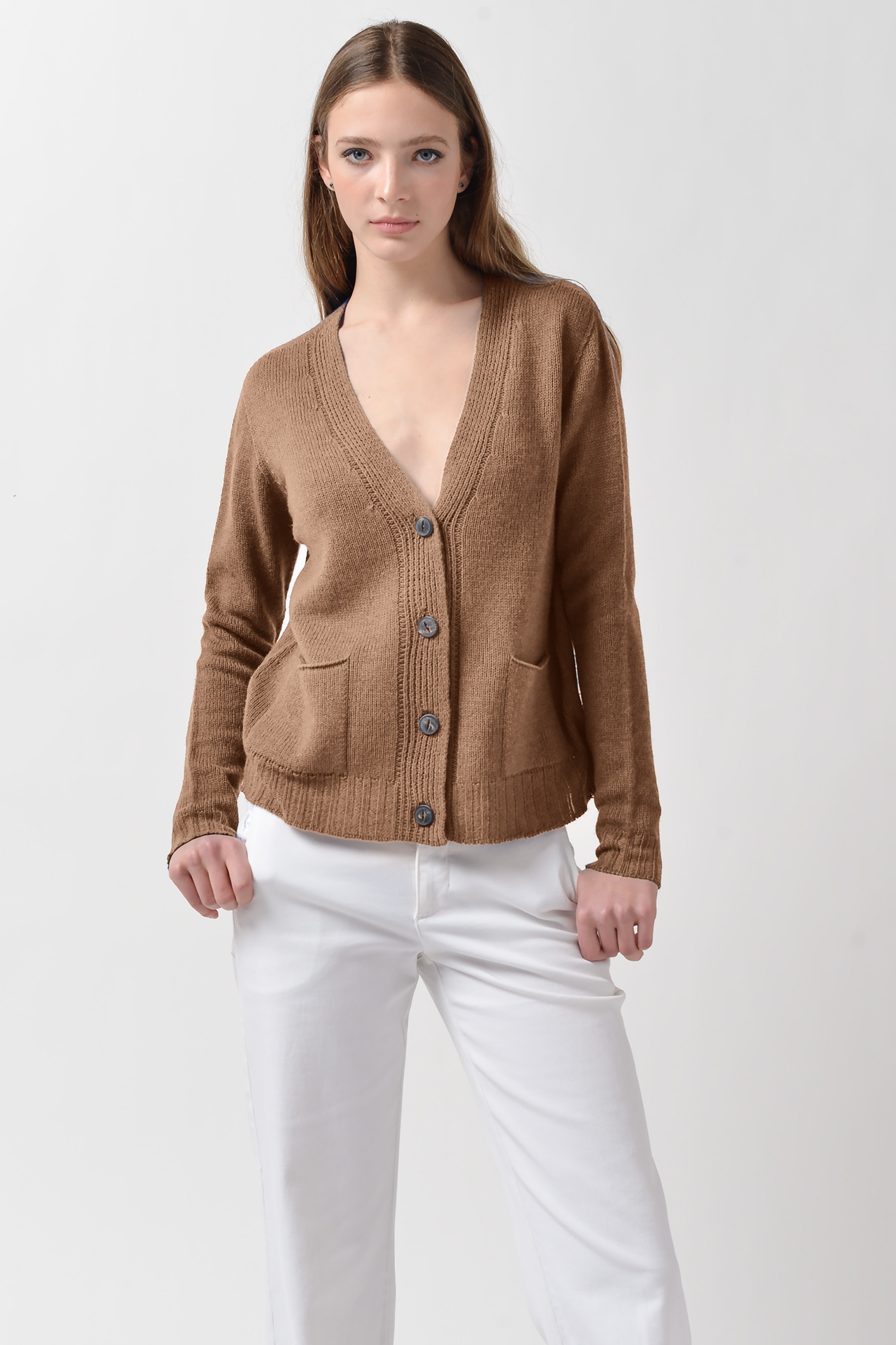 Elgin Cardigan - Wood