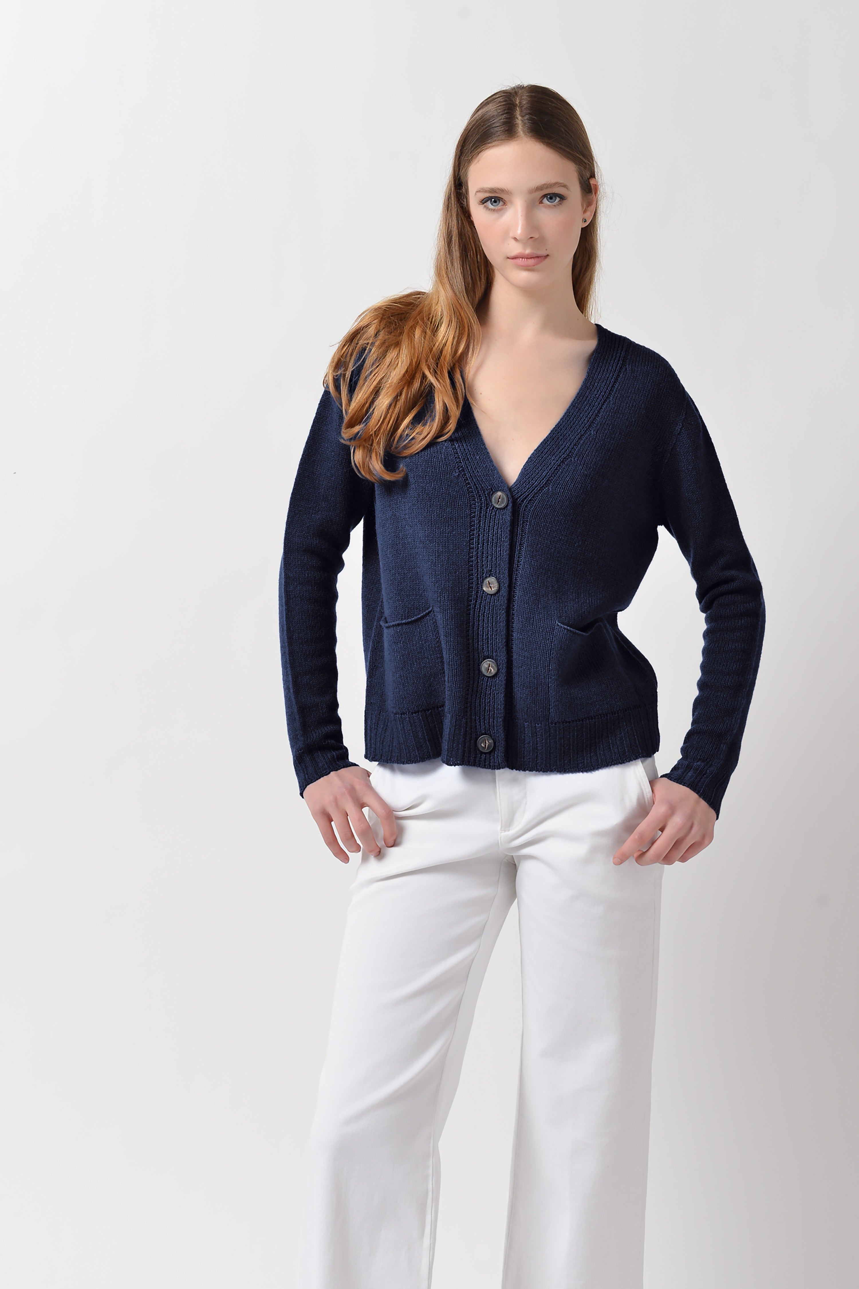 Elgin Cardigan - Navy