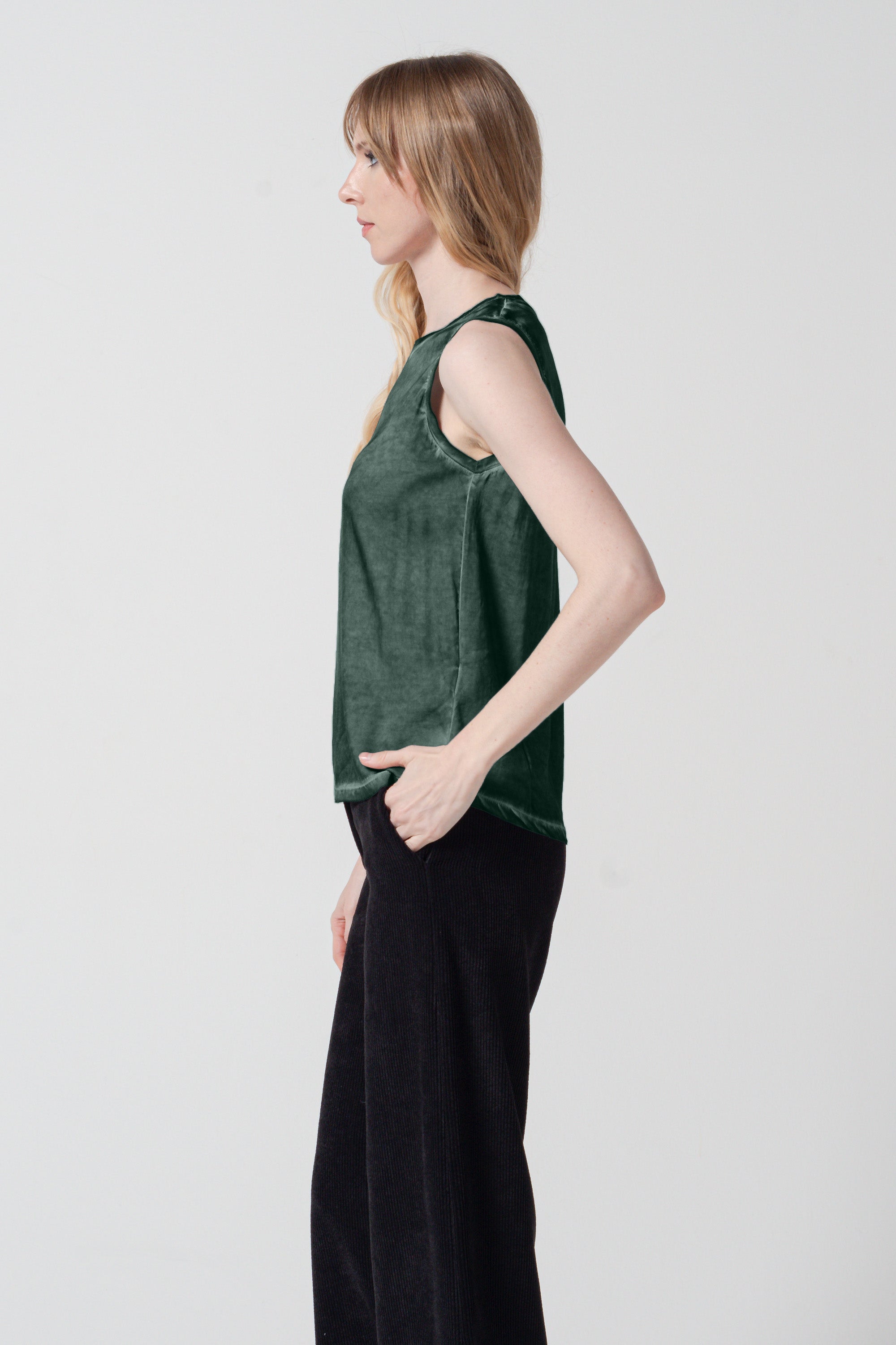Soave Tank Top - Nori