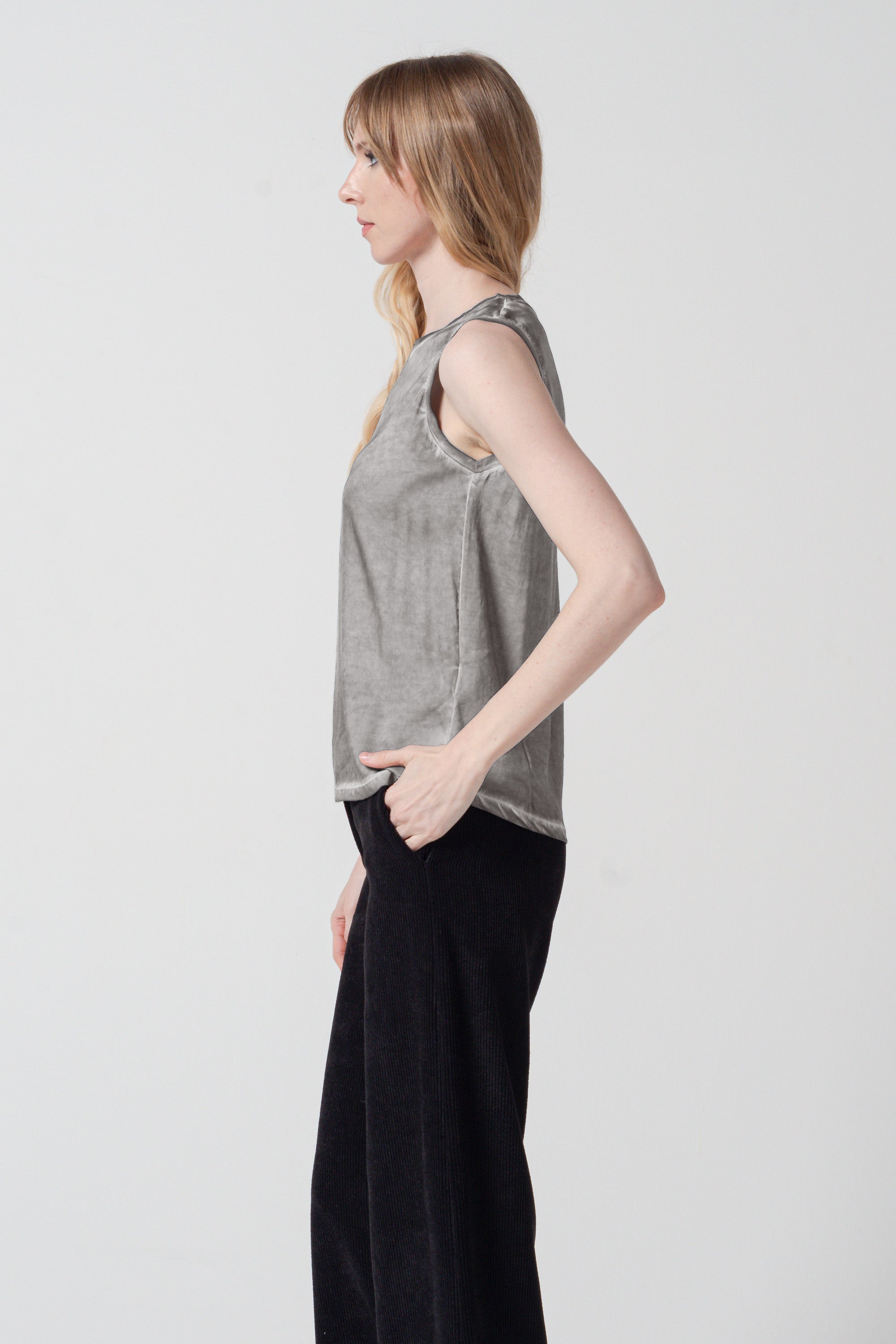 Soave Tank Top - Steel