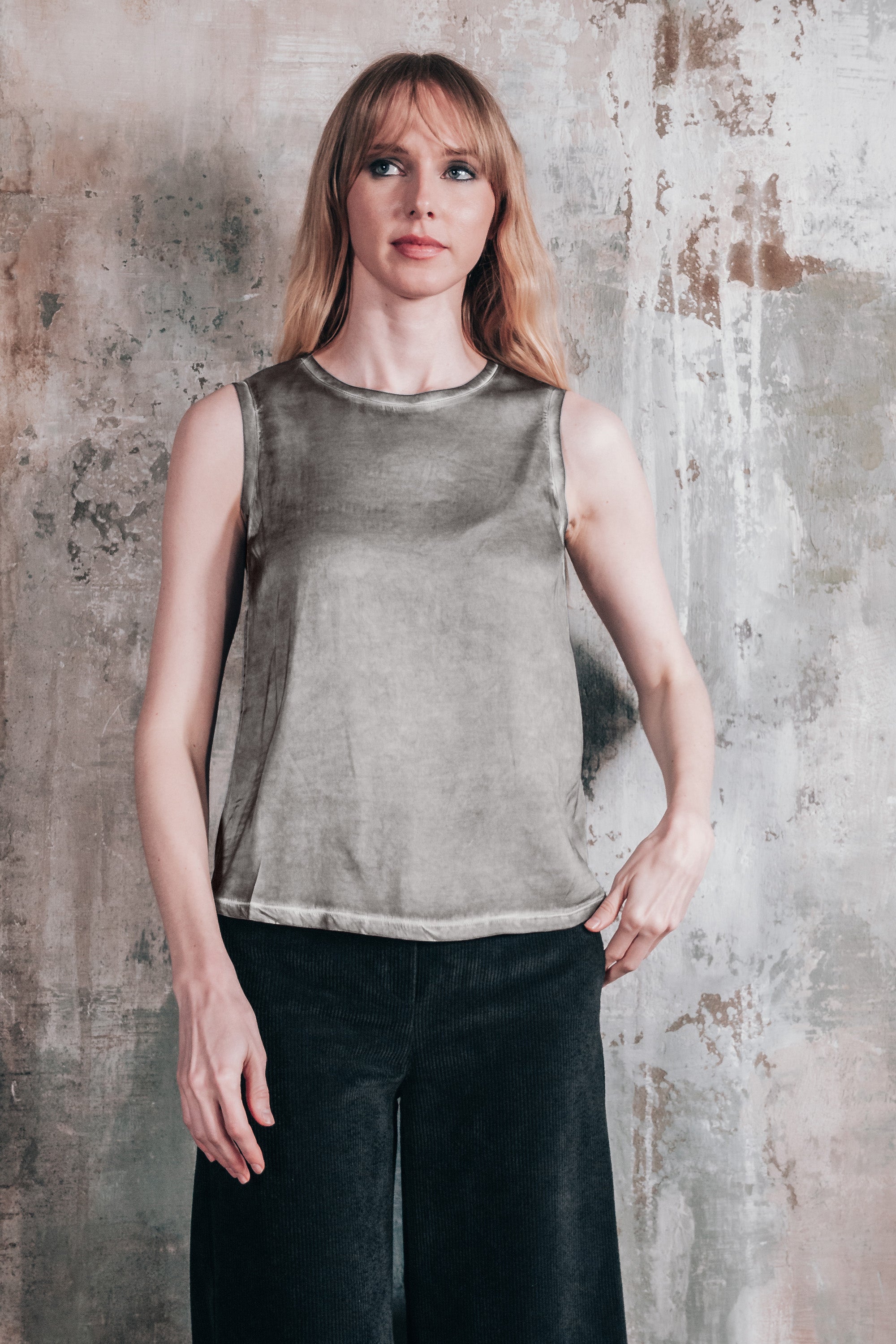 Soave Tank Top - Steel