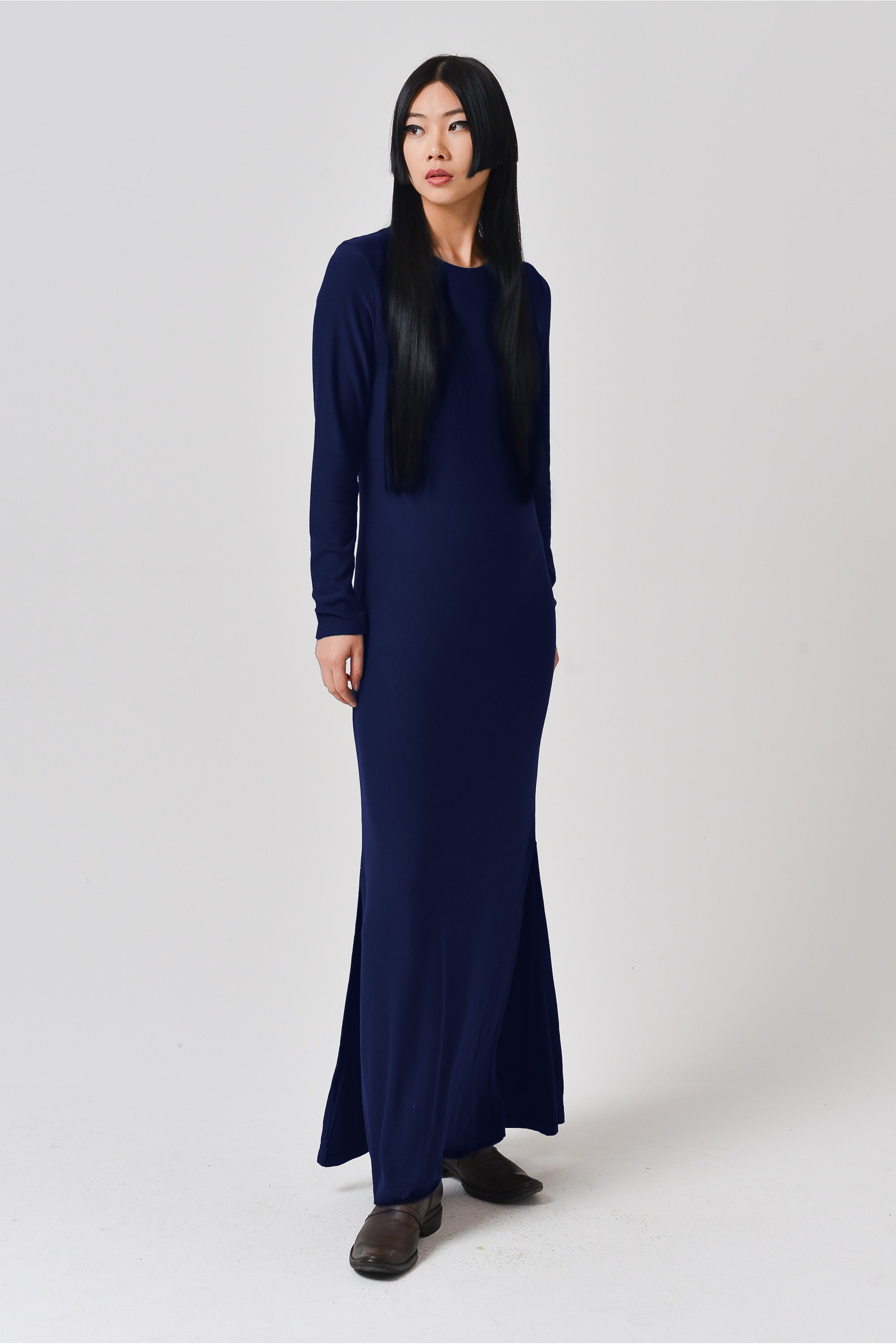 Isabella Dress - Navy