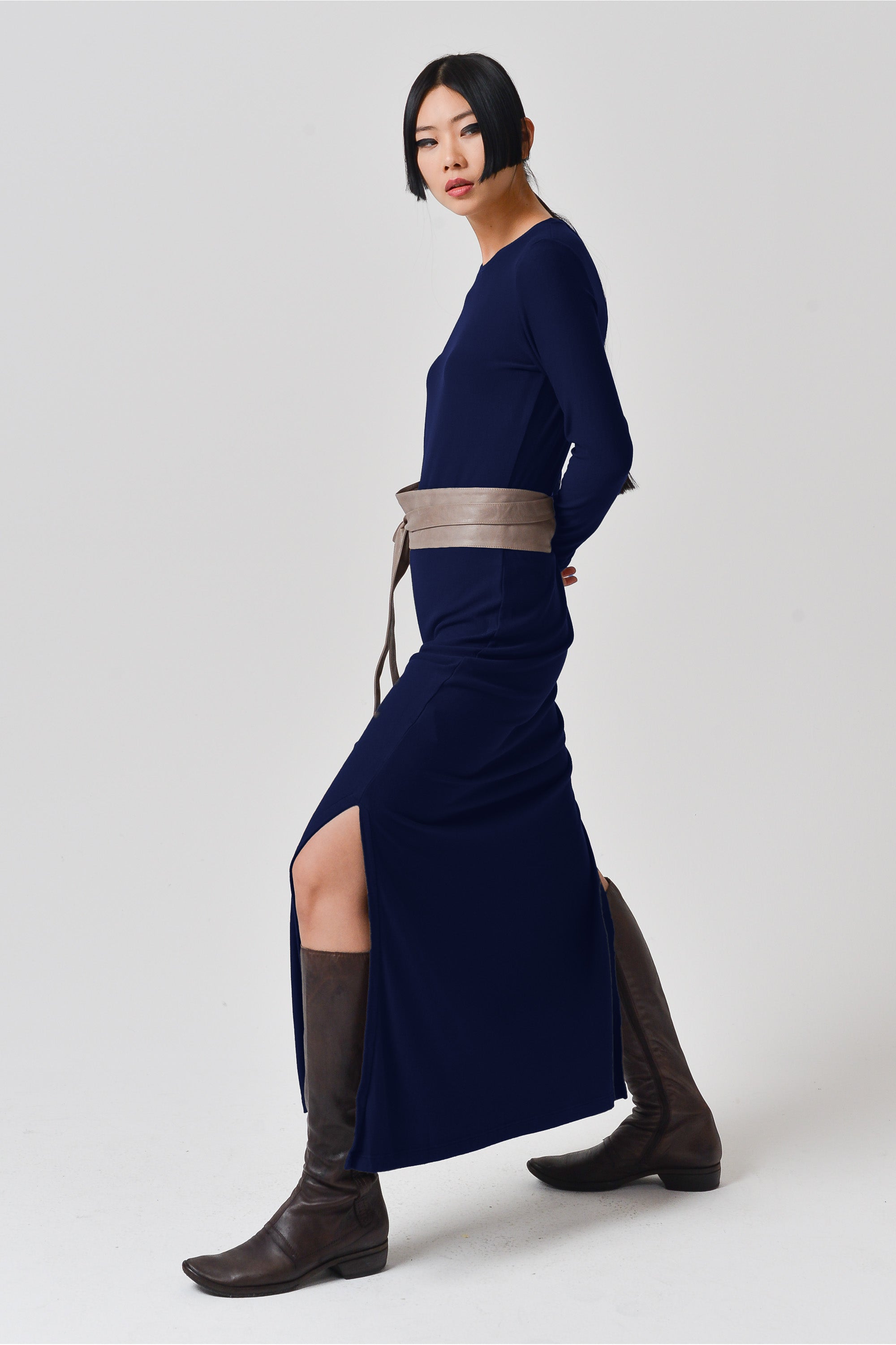 Isabella Dress - Navy