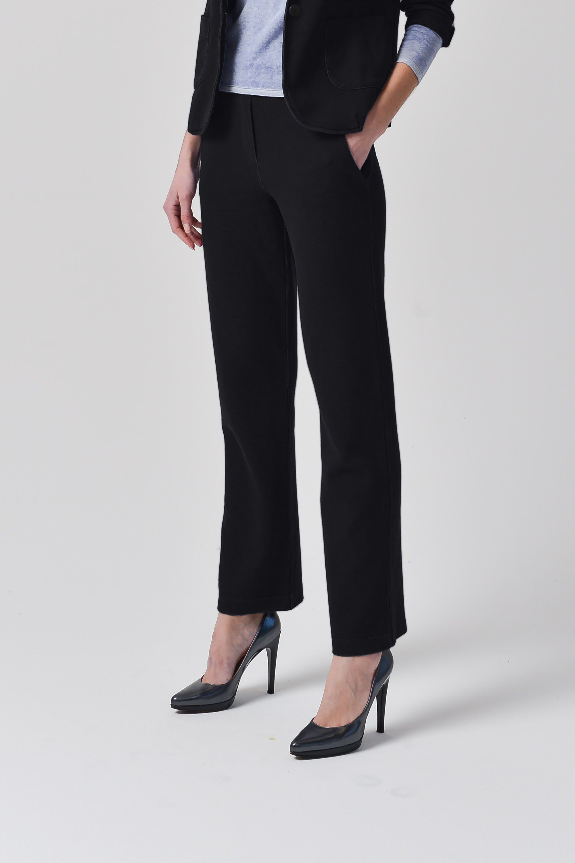 Laura Pants Solid - Basalt
