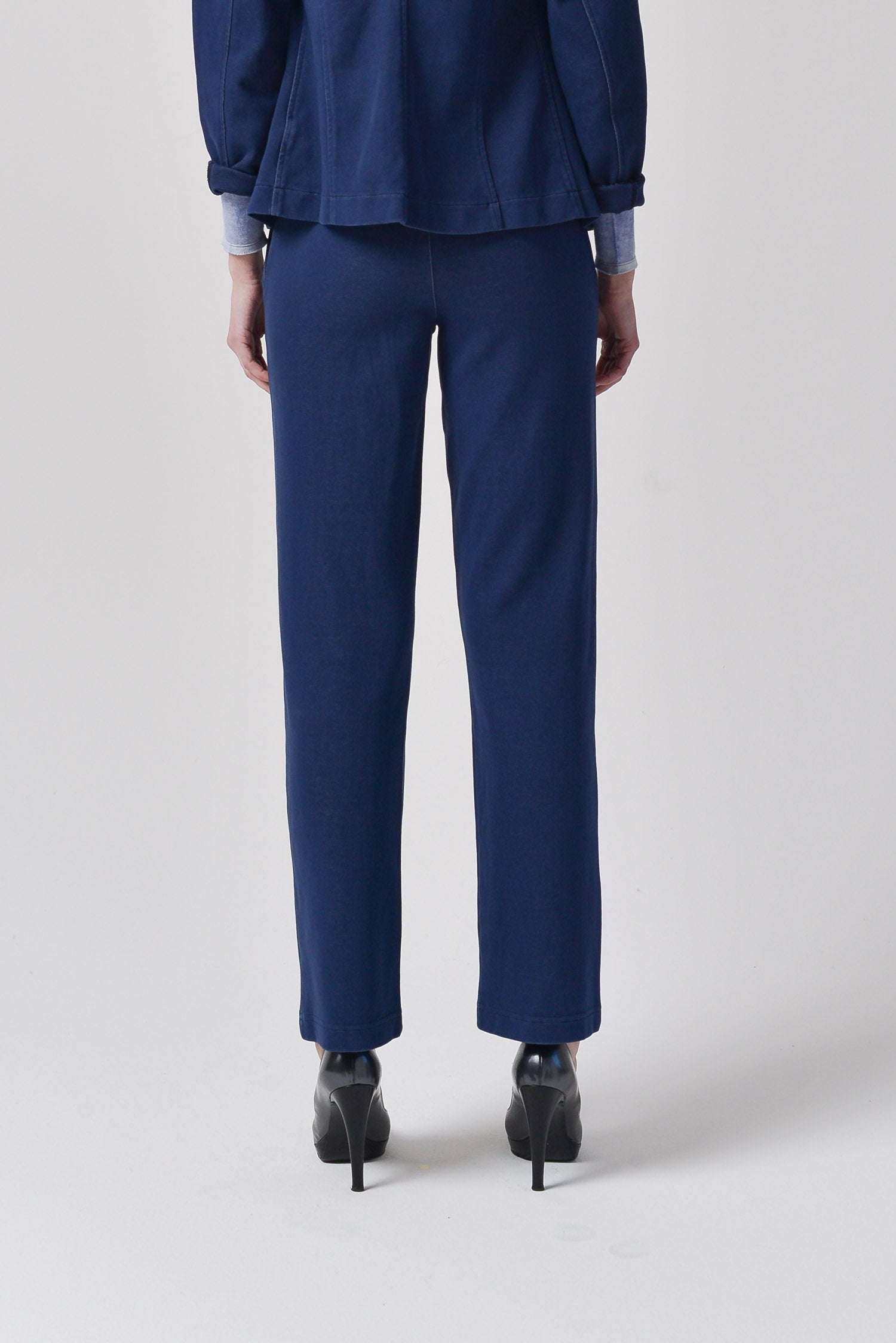 Laura Pants Solid - Navy