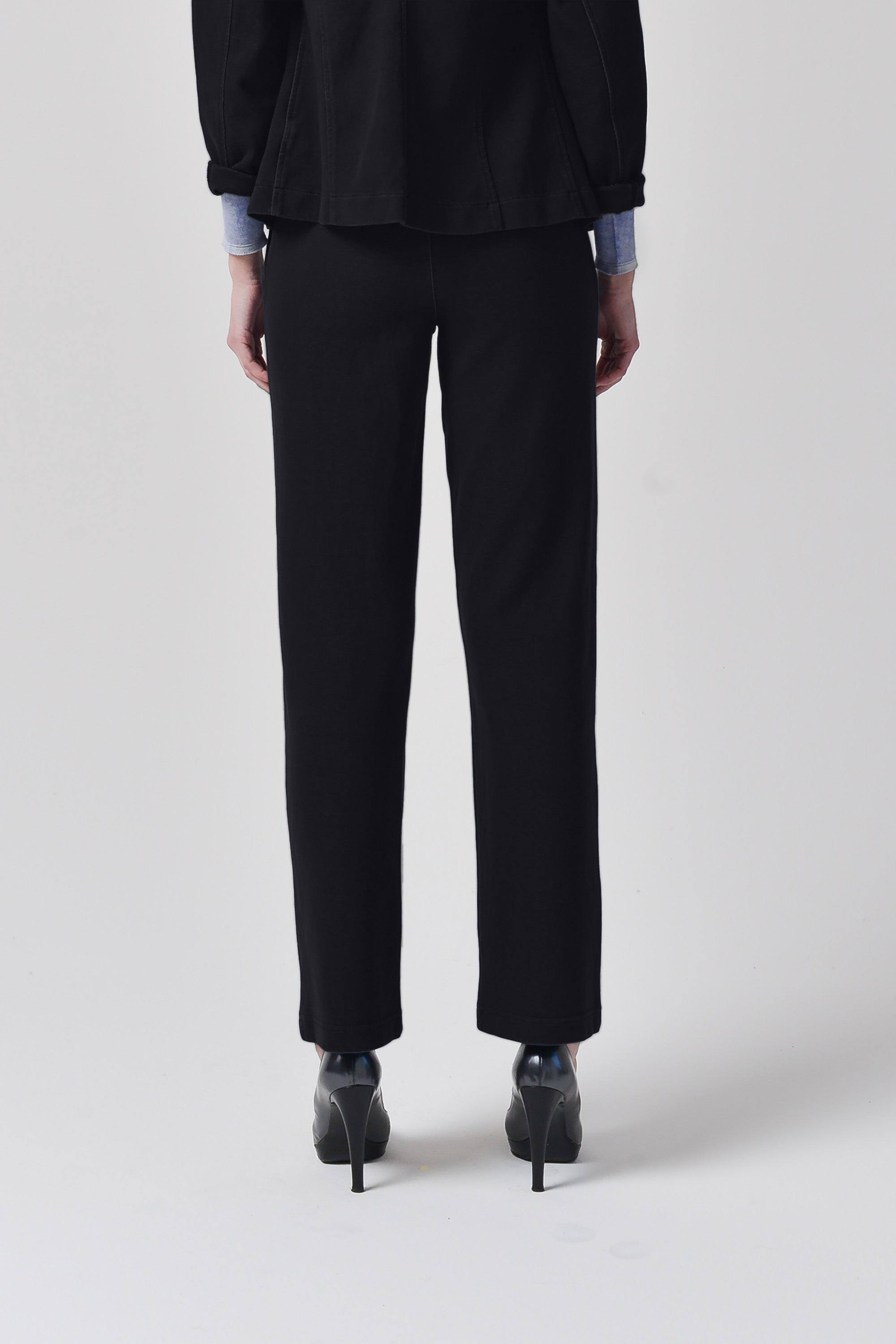 Laura Pants Solid - Basalt