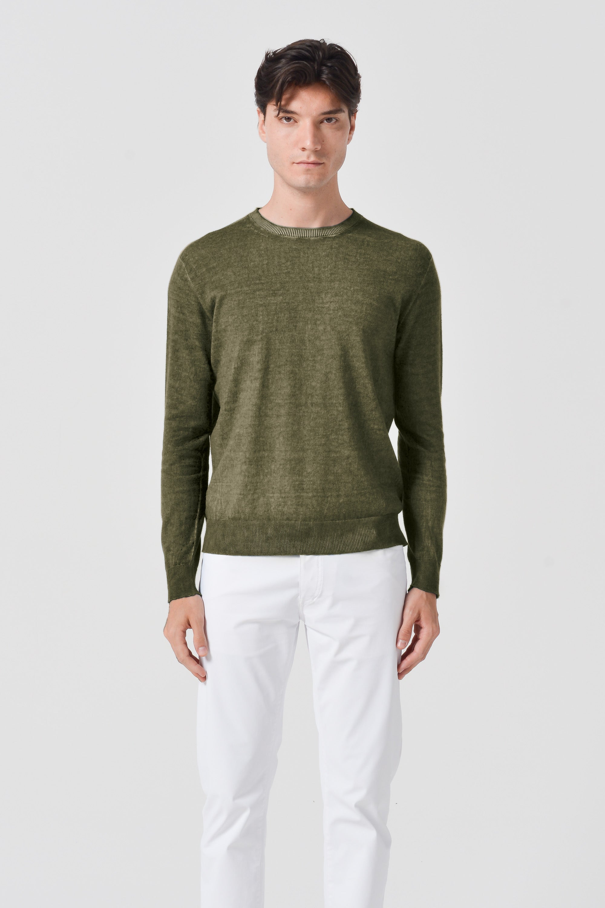 George Crew Knit - Willow