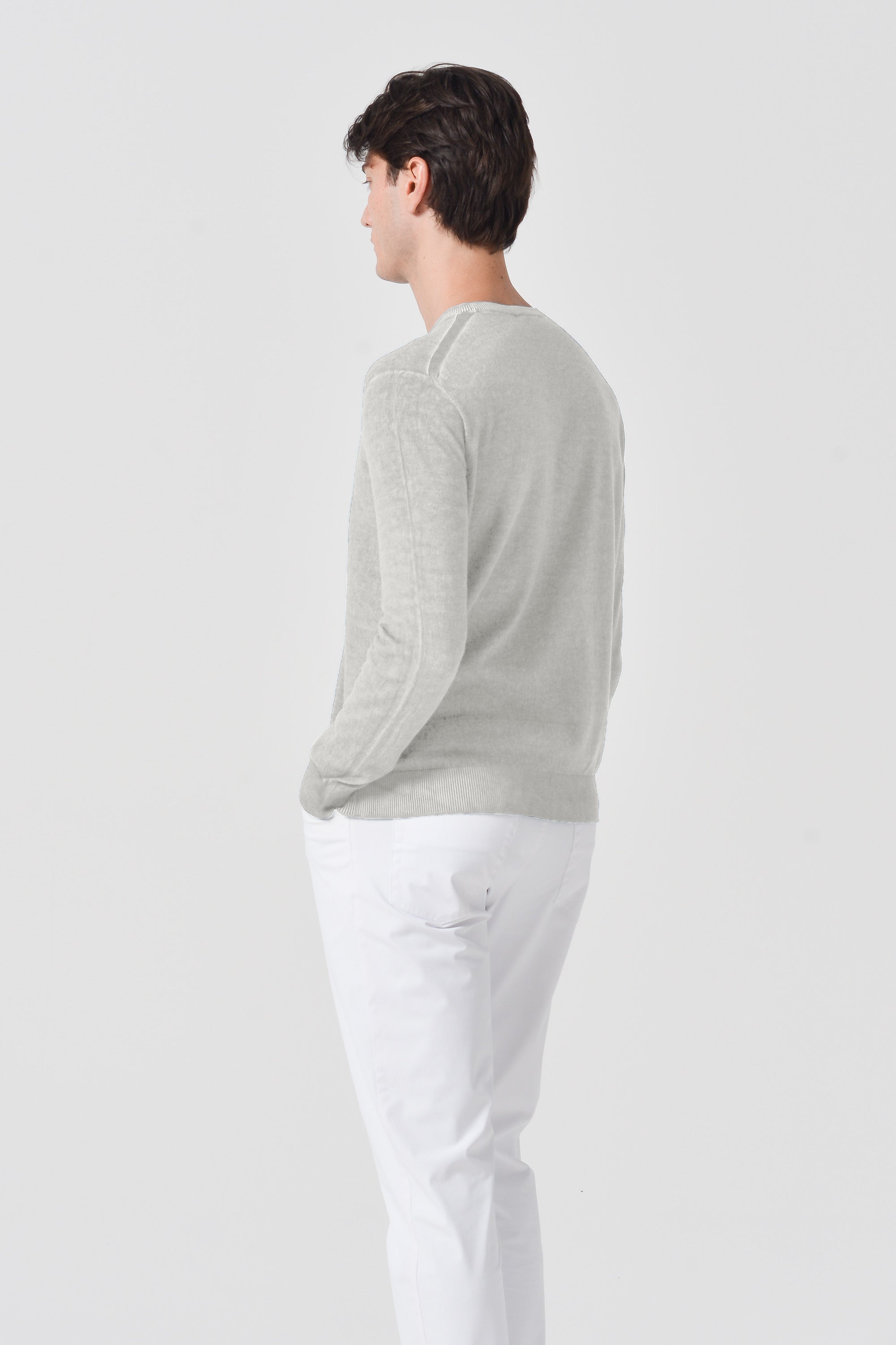 George Crew Knit - Platino