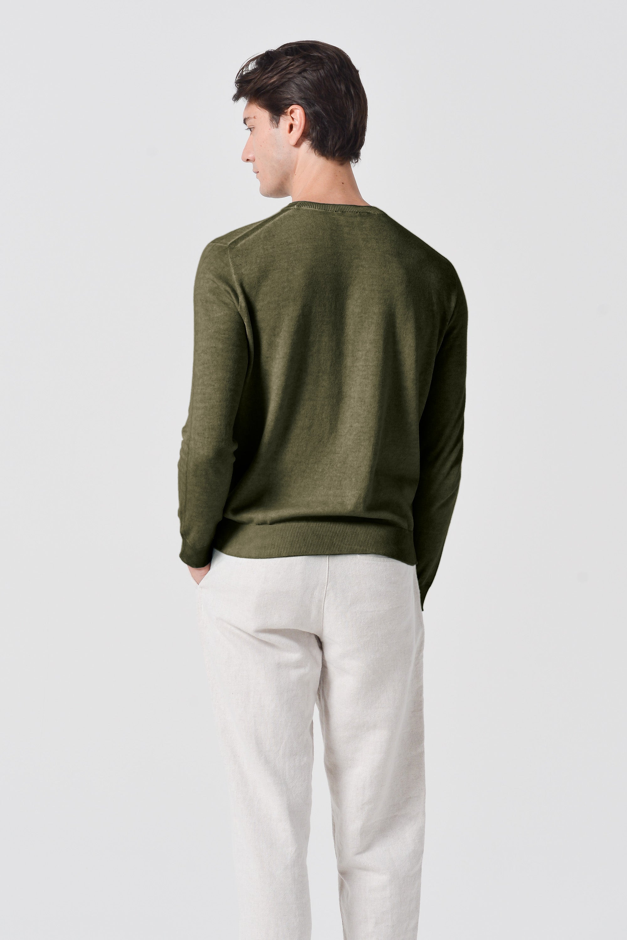 George Crew Knit - Willow