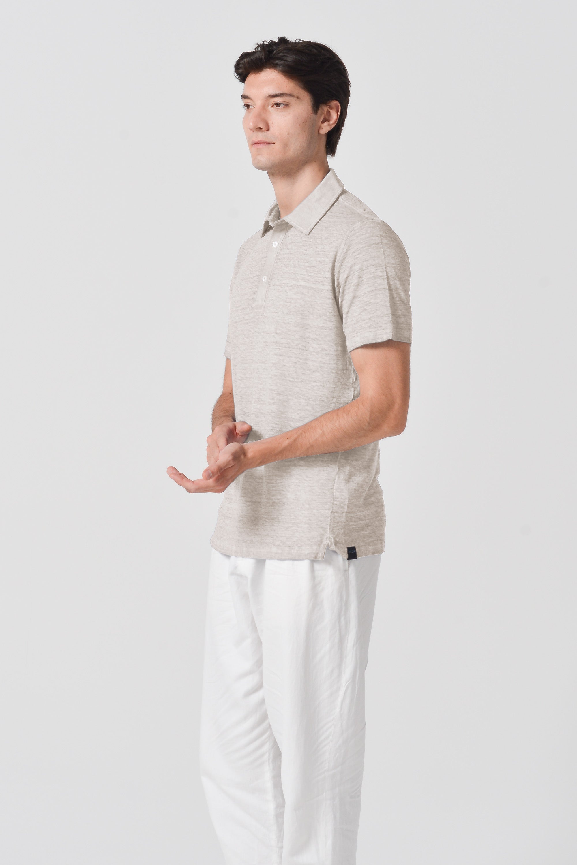 Riviera Slim Fit Polo - Canapa