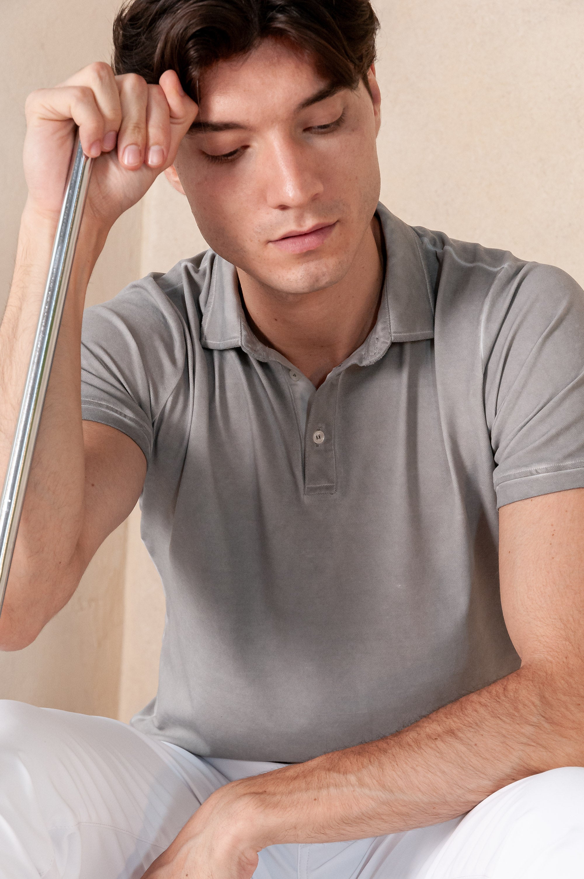 Fairway Polo Shirt - Steel