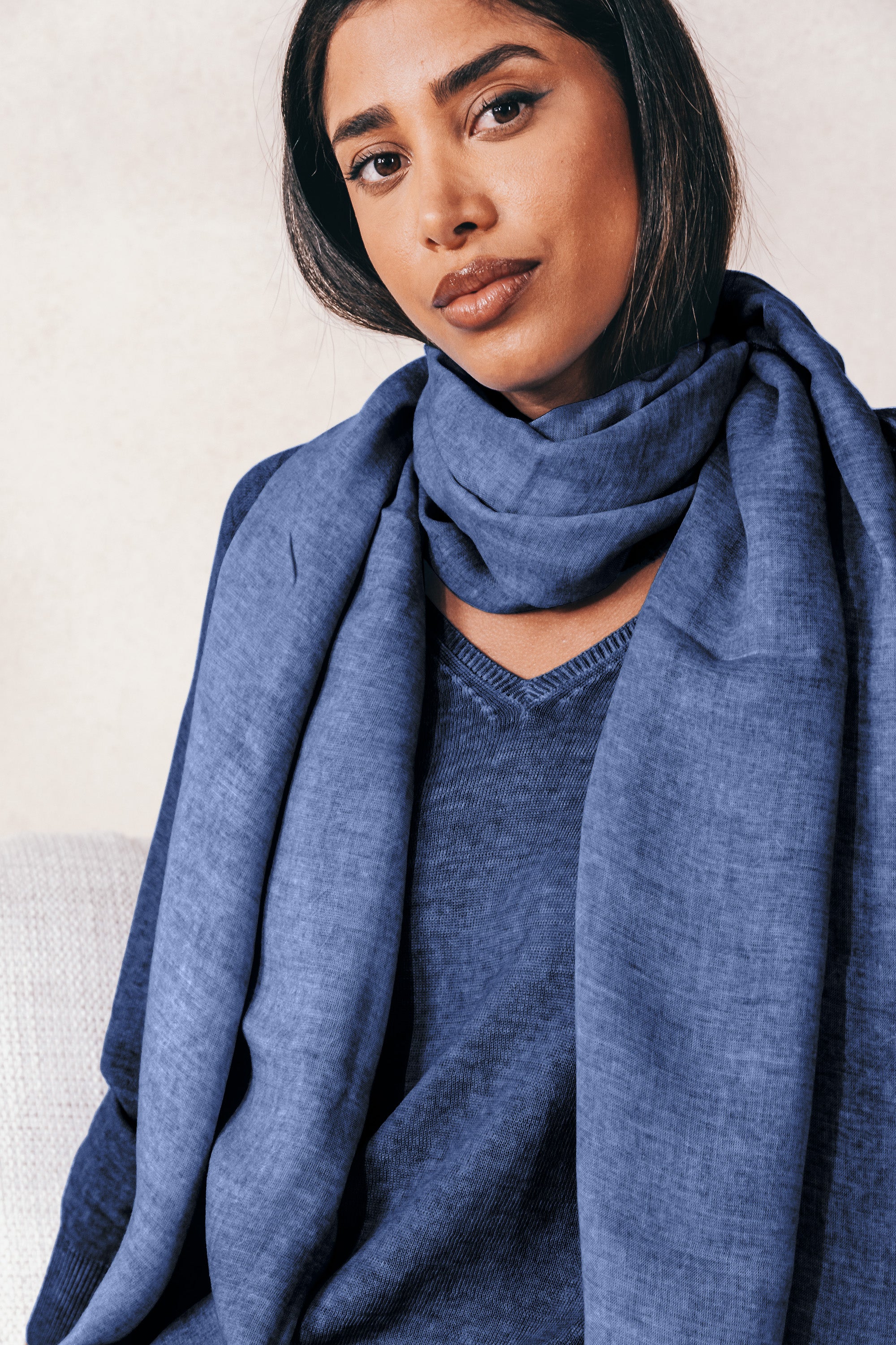 Piuma Scarf in Nautico