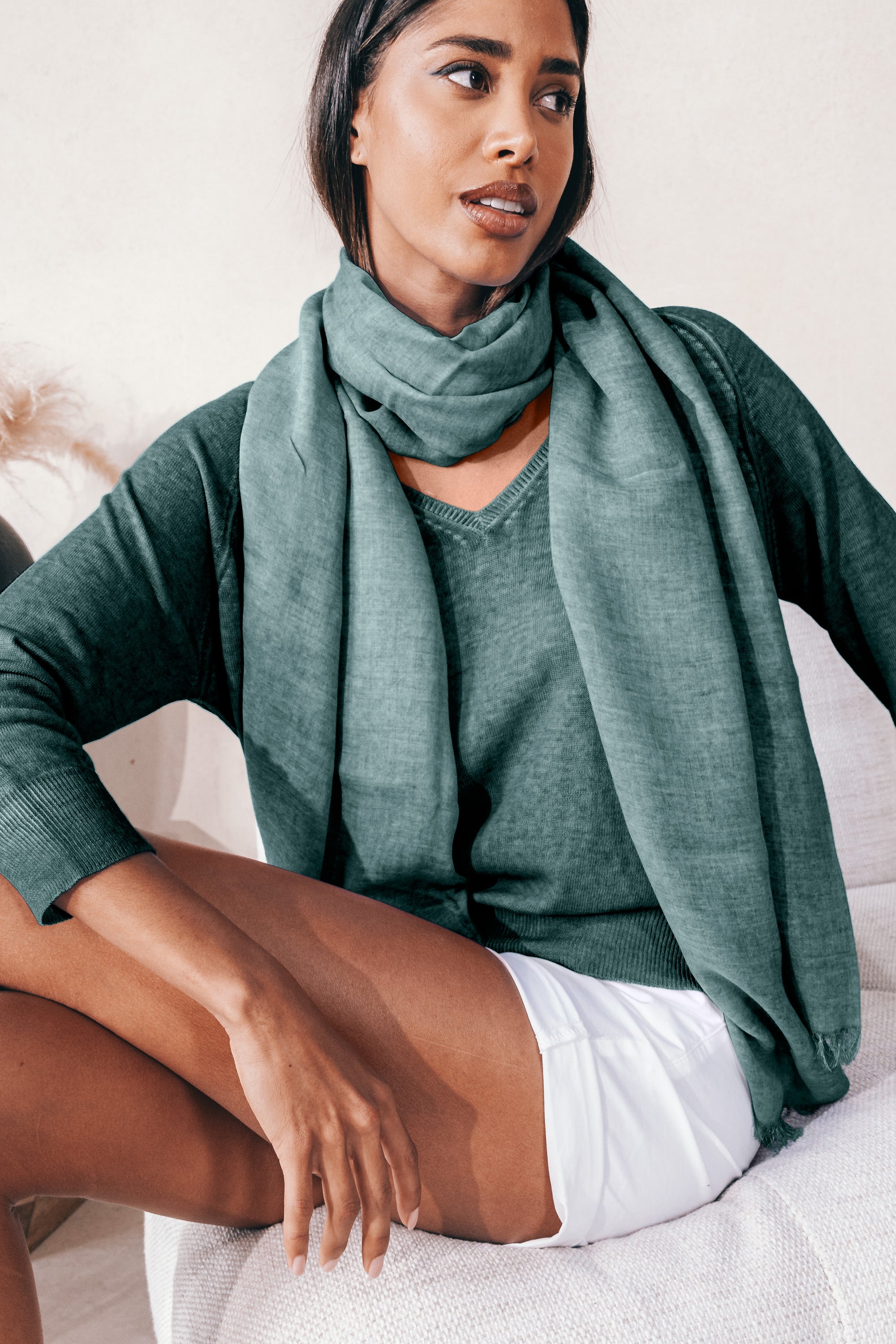 Piuma Scarf in Marlin