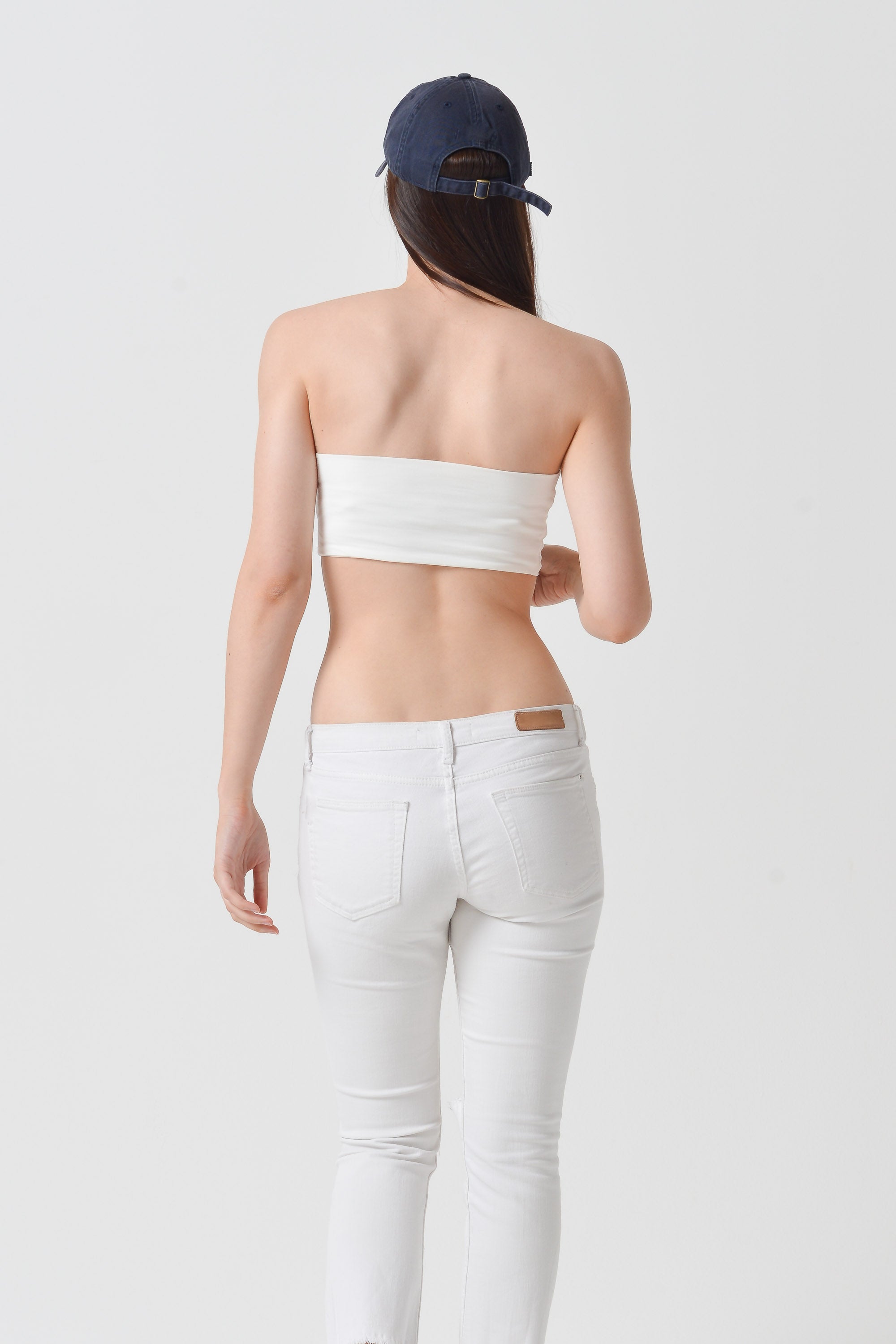 Essential Cotton Bandeau - White