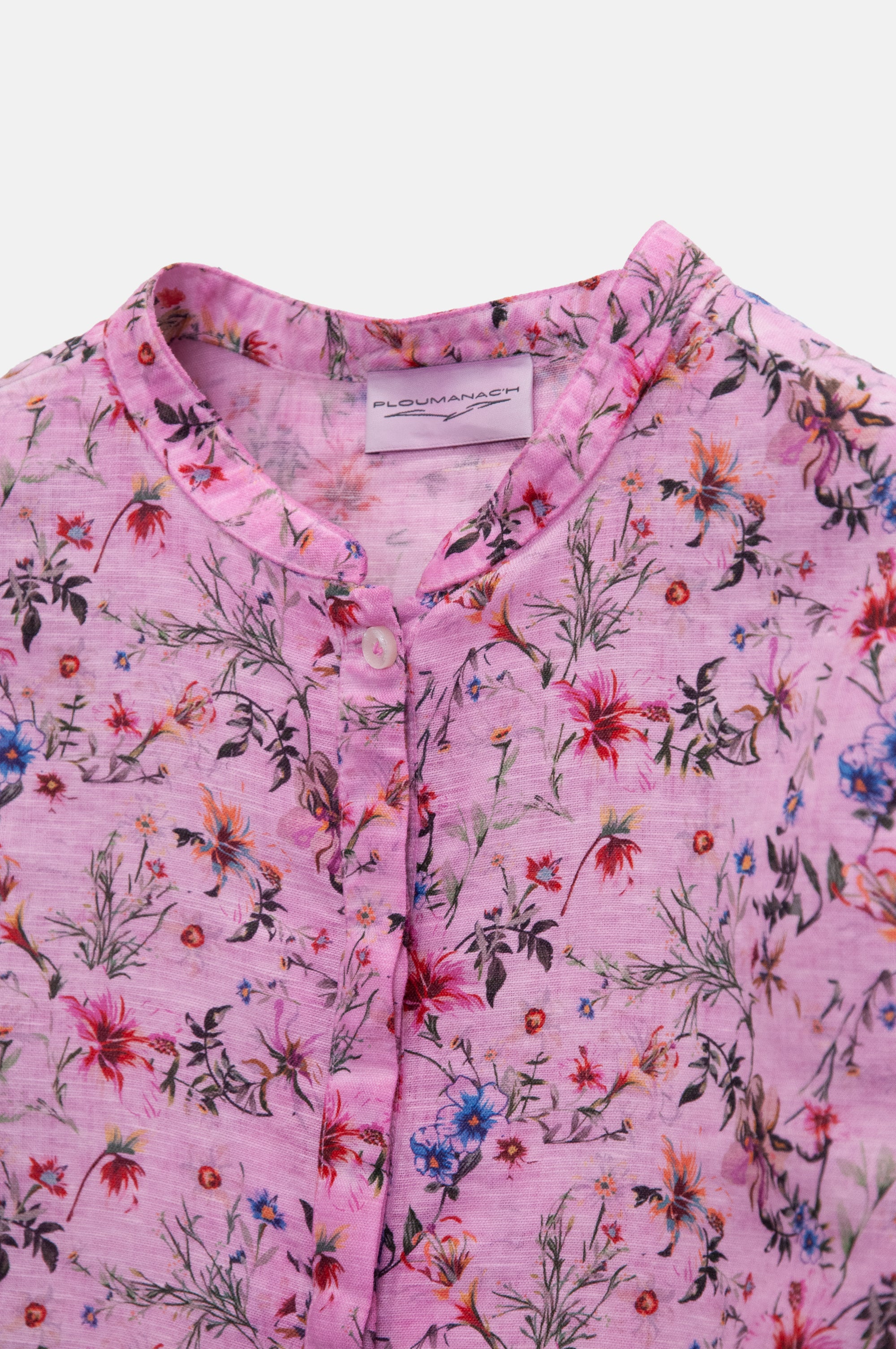 Asia Shirt in Flower in Candy