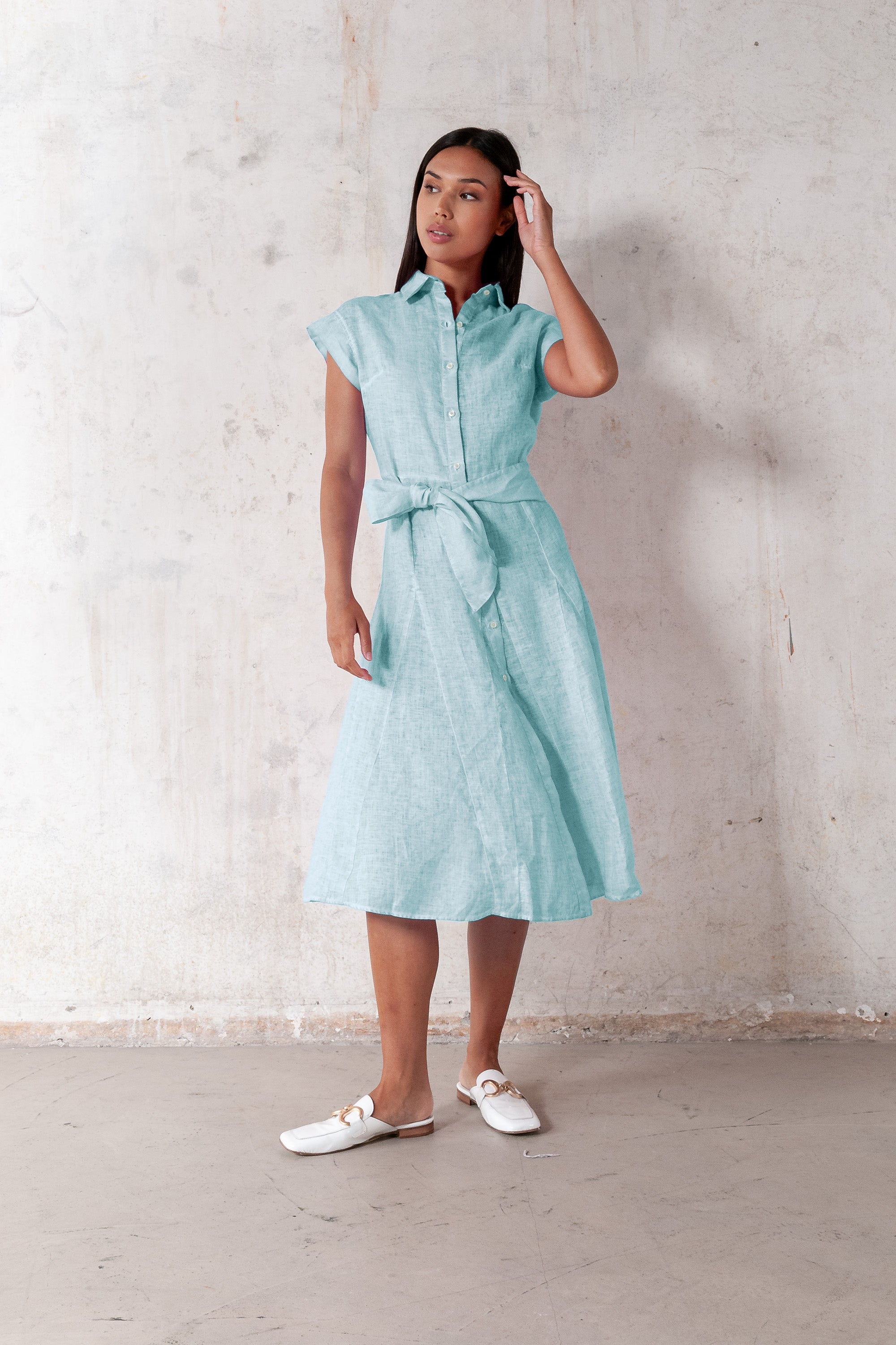 Sorrento Shirtdress - Barbados