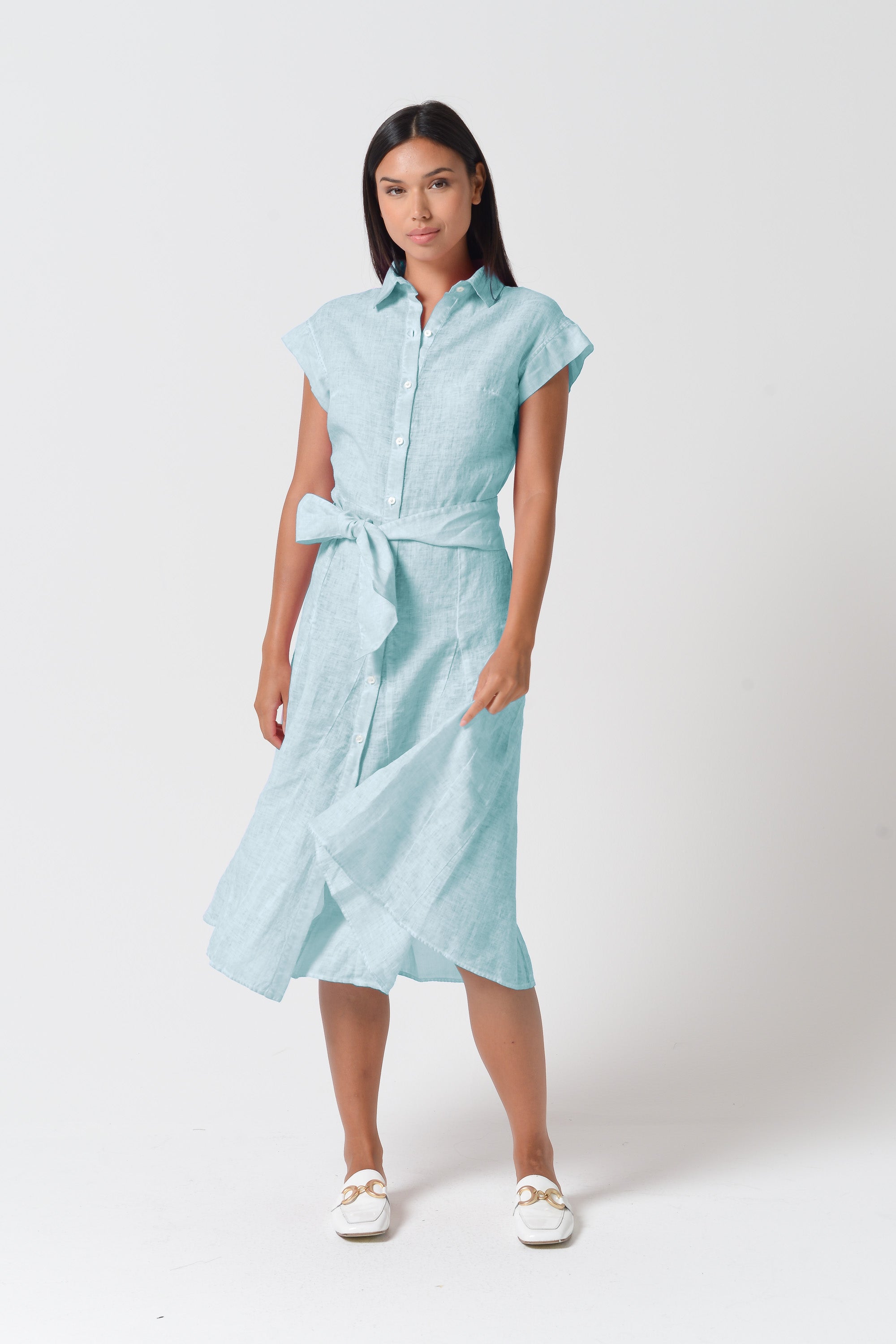 Sorrento Shirtdress - Barbados