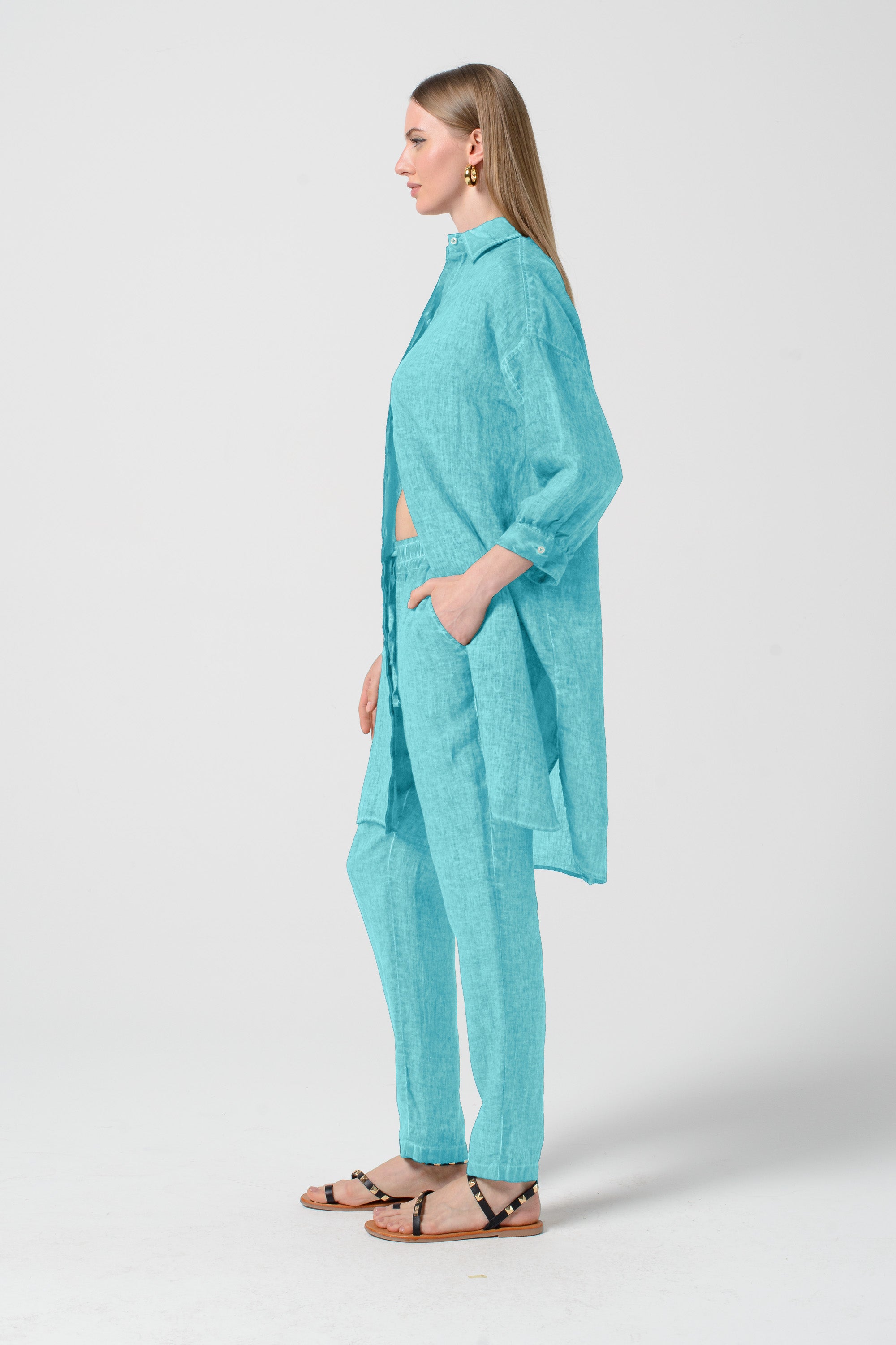 Lady Linen Shirtdress - Paraggi