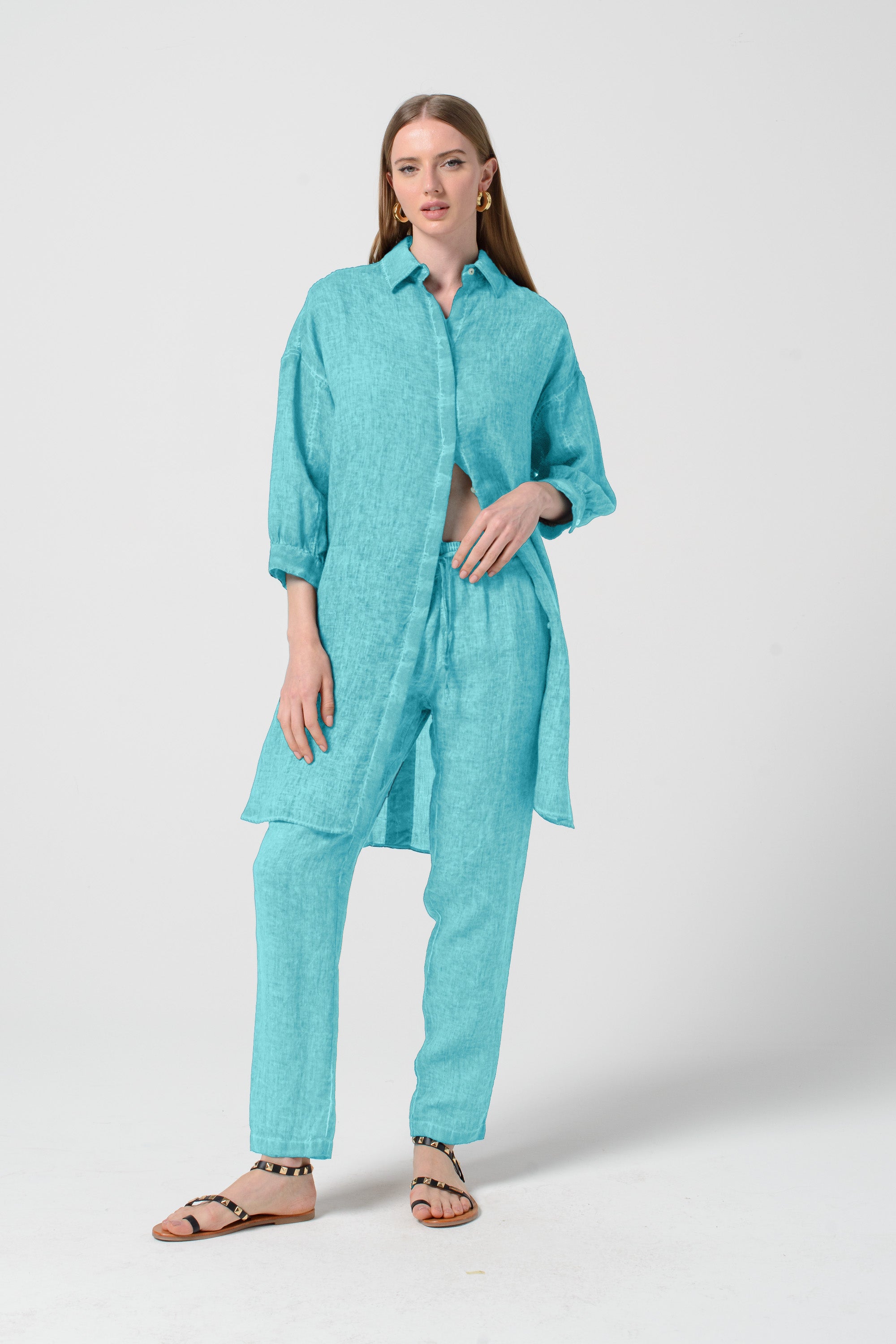 Lady Linen Shirtdress - Paraggi