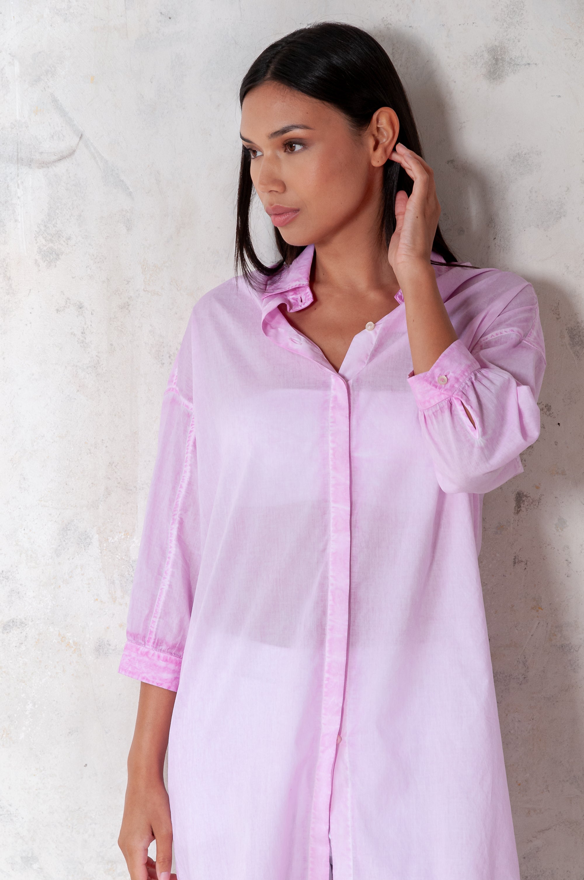 Lady Shirtdress in Breezy Cotton - Candy