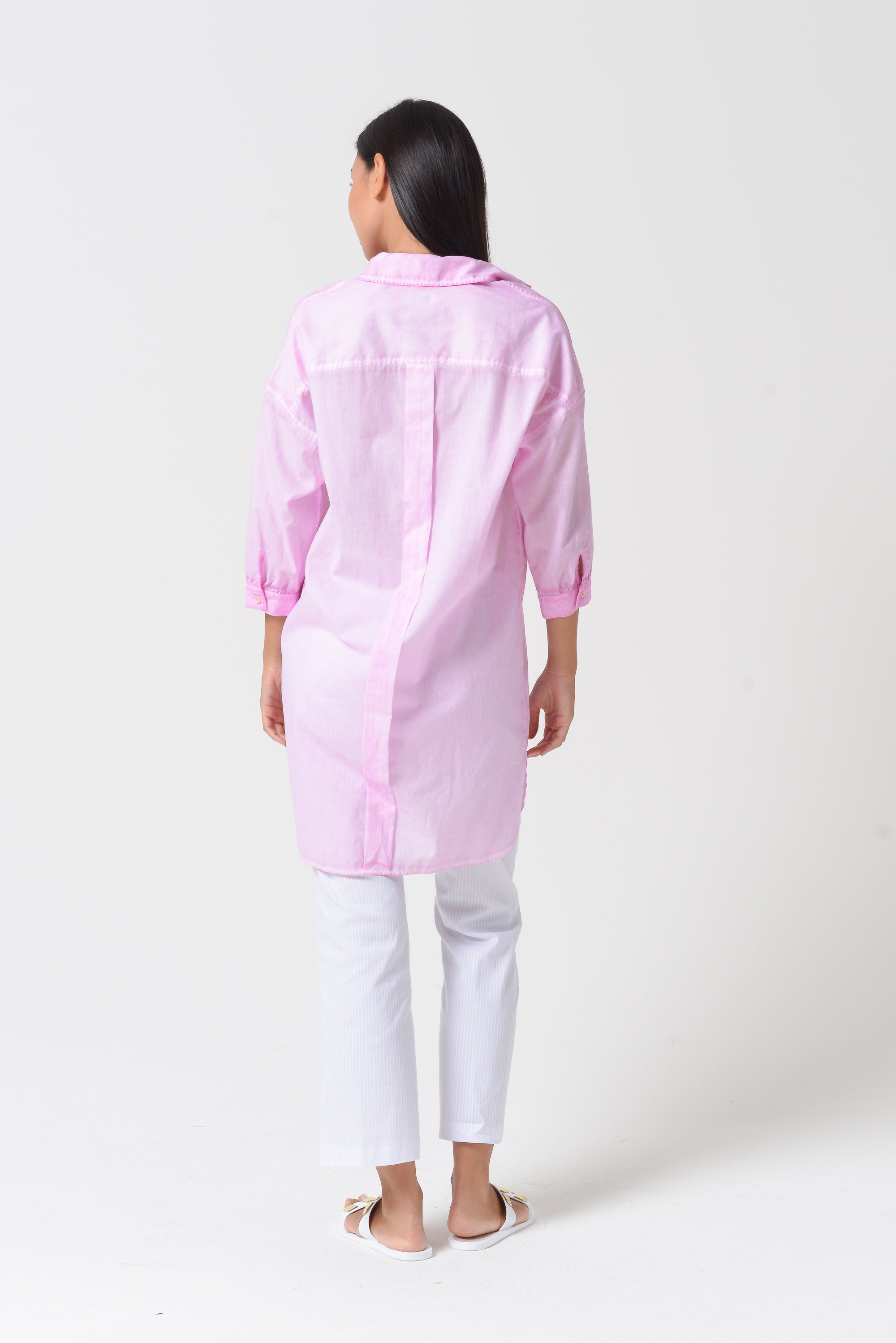 Lady Shirtdress in Breezy Cotton - Candy