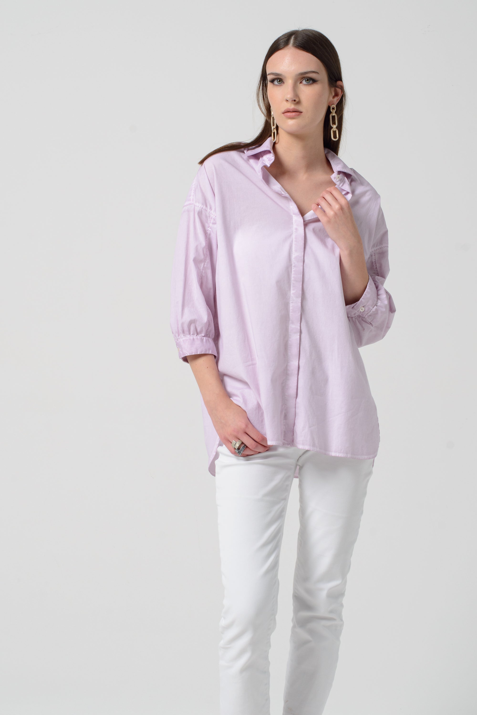 Boyfriend Shirt - Flora